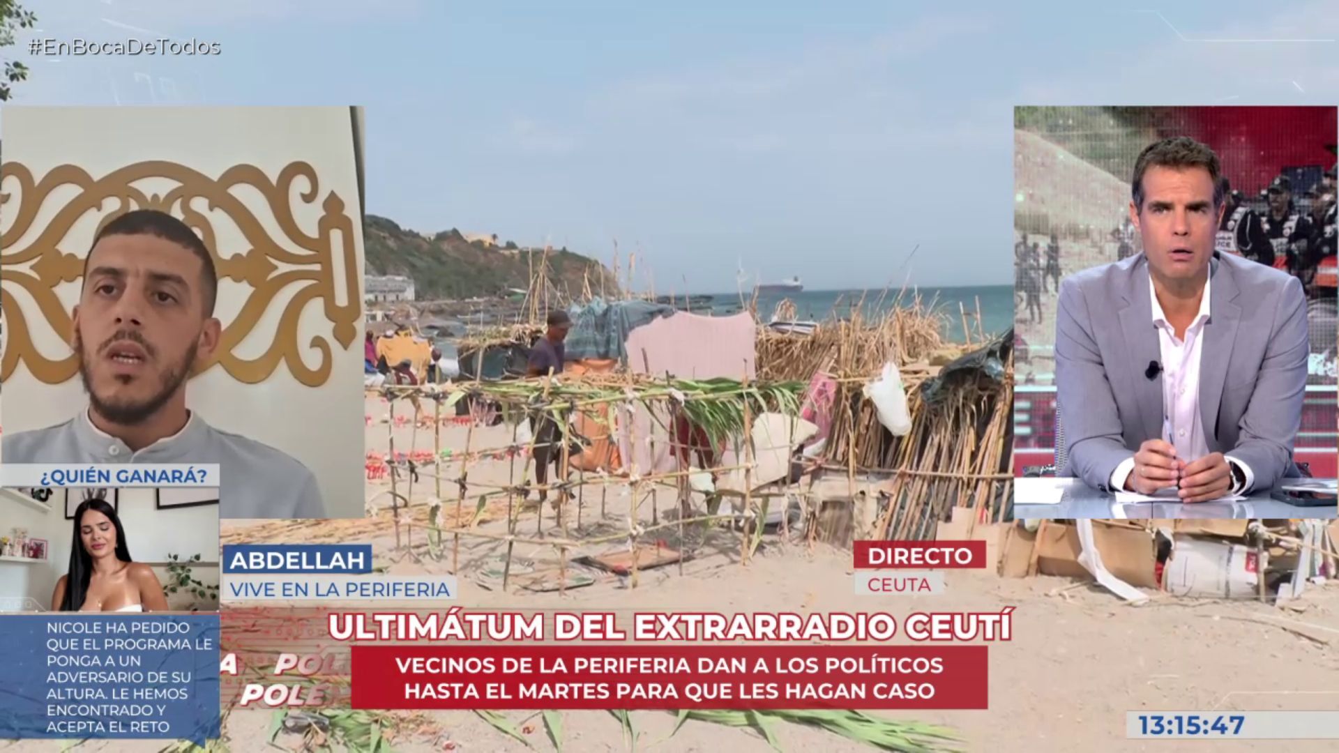 El ultimátum de los vecinos de la periferia de Ceuta a Juan Vivas, presidente de Ceuta