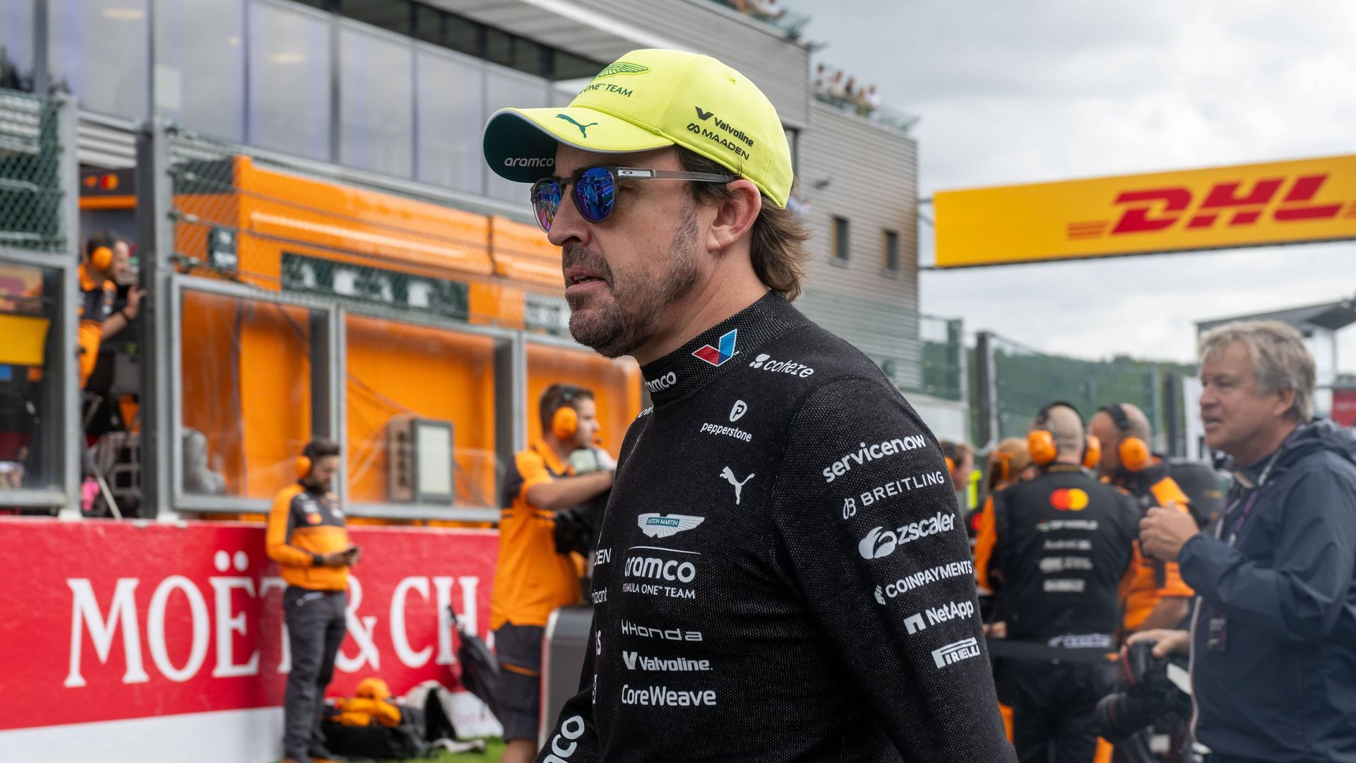 Fernando Alonso antes del Gran Premio de Bélgica esta temporada Fernando Alonso antes del Gran Premio de Bélgica esta temporada