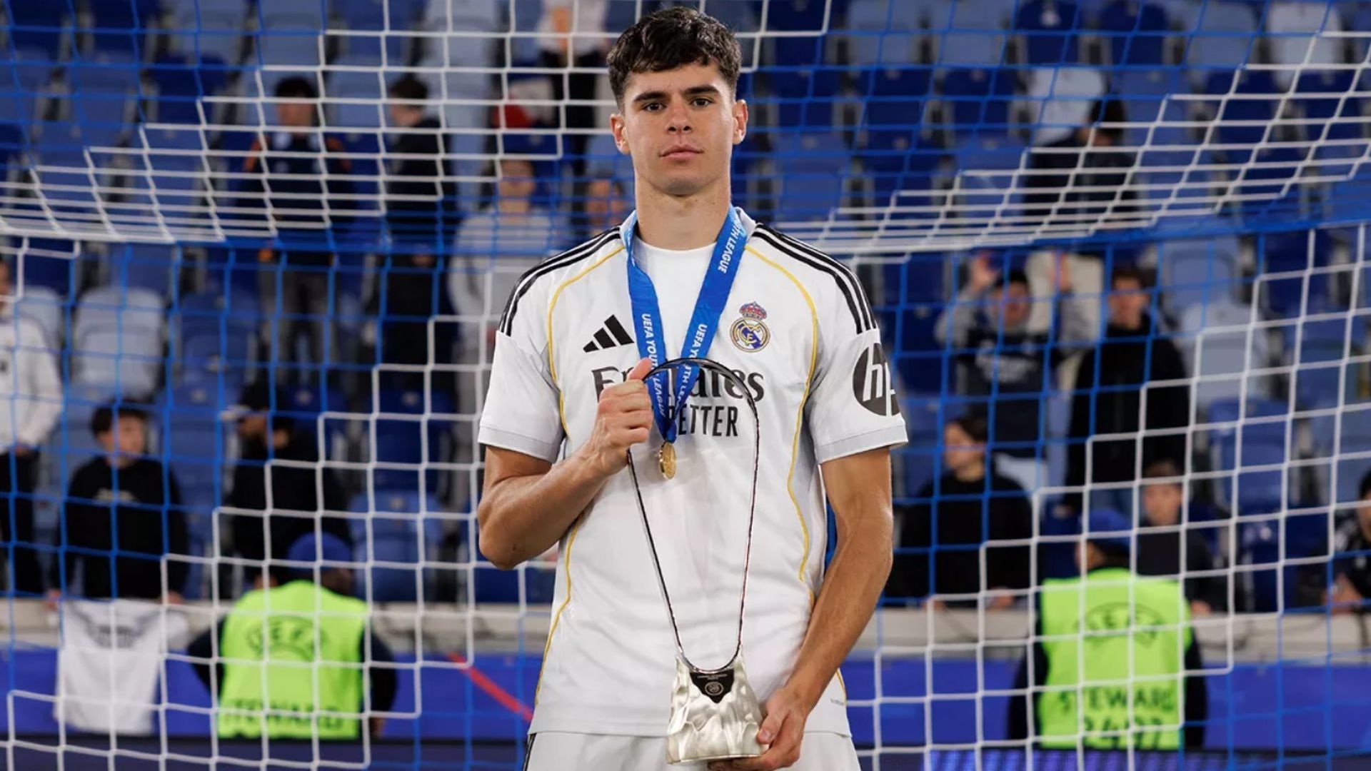 Jacobo Ortega, con el Real Madrid. Jacobo Ortega, con el Real Madrid.