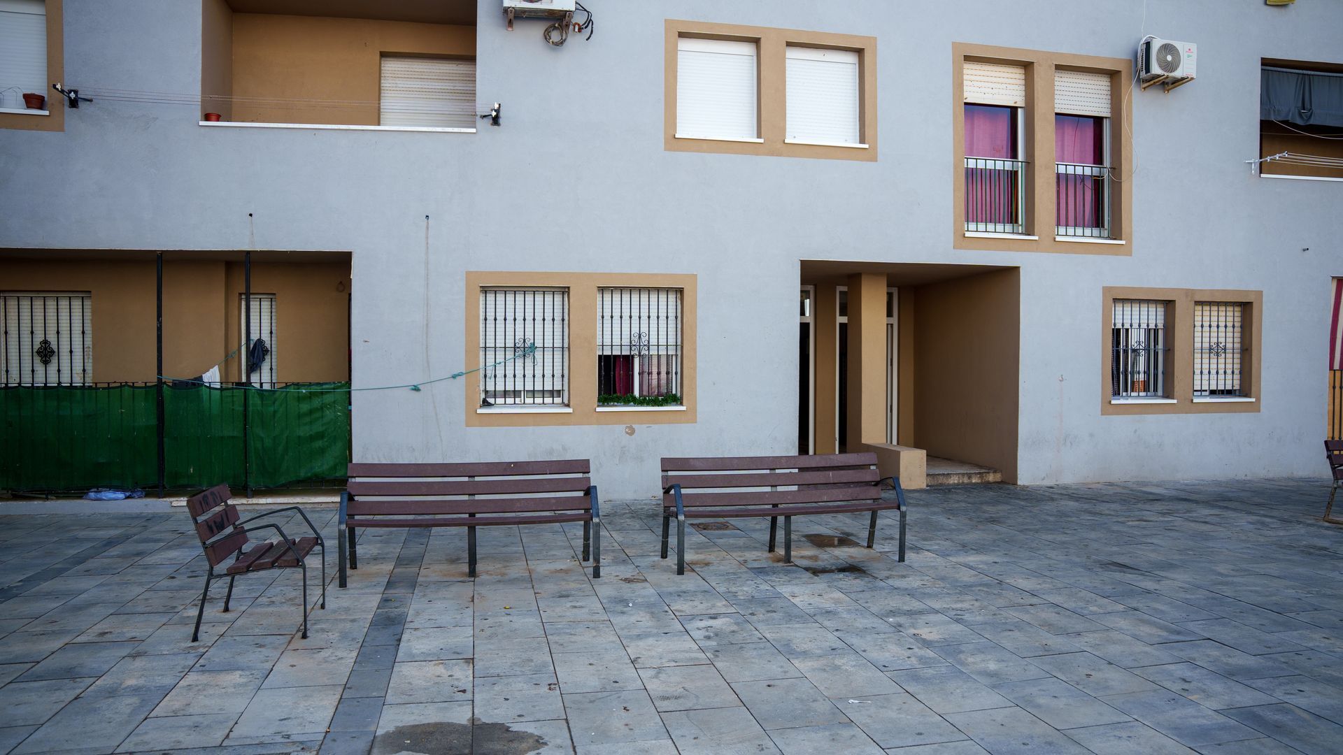 Lugar del triple crimen cometido este domingo en Isla Cristina, en Huelva Lugar del triple crimen cometido este domingo en Isla Cristina, en Huelva