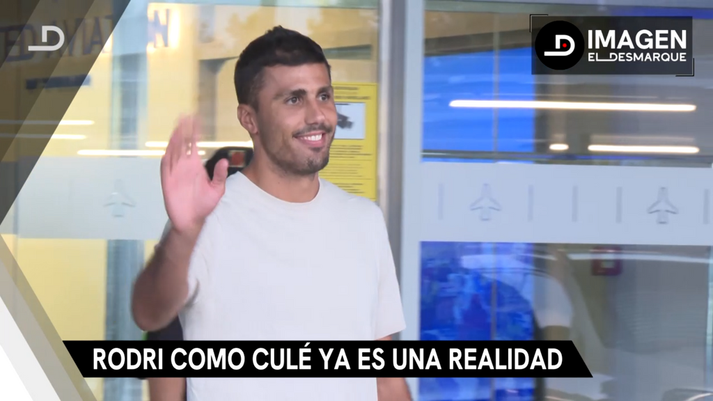 Rodrigo llega a Barcelona