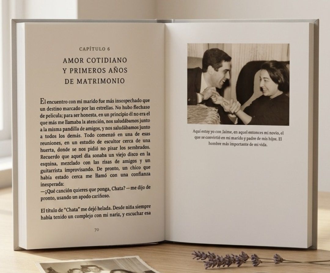 Una página de una biografía realizada con VersedIA