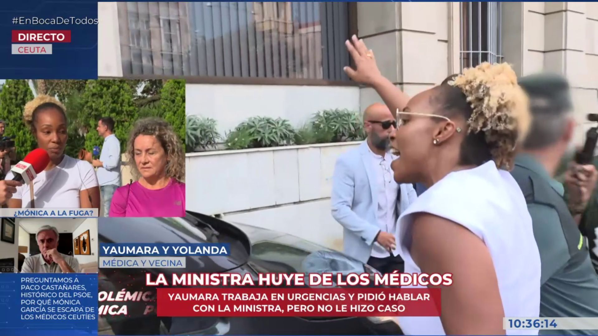 Yumara, médica en Ceuta, contra Mónica García tras negar el _colapso sanitario_
