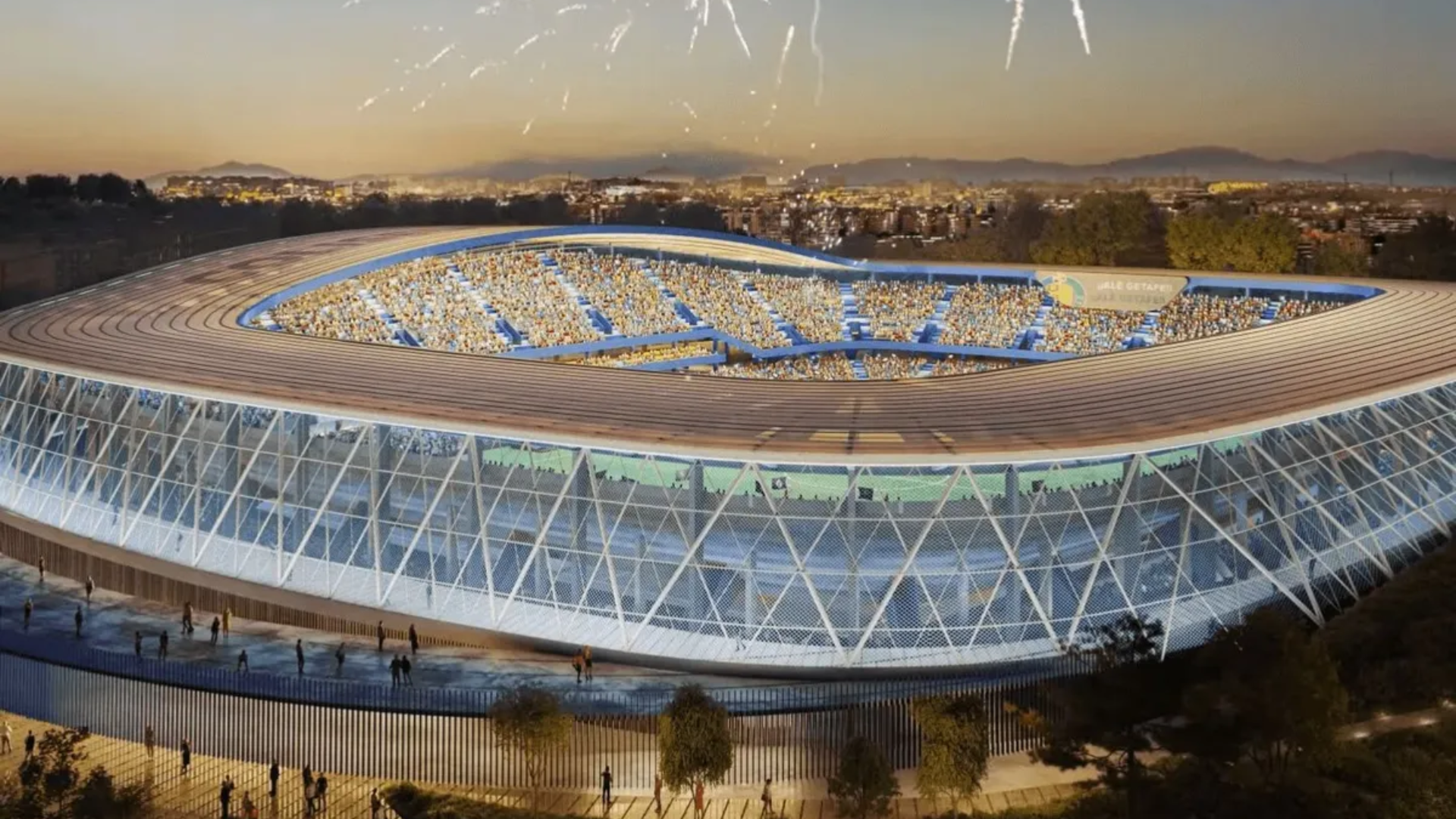 Así será el Coliseum, estadio del Getafe, tras las obras