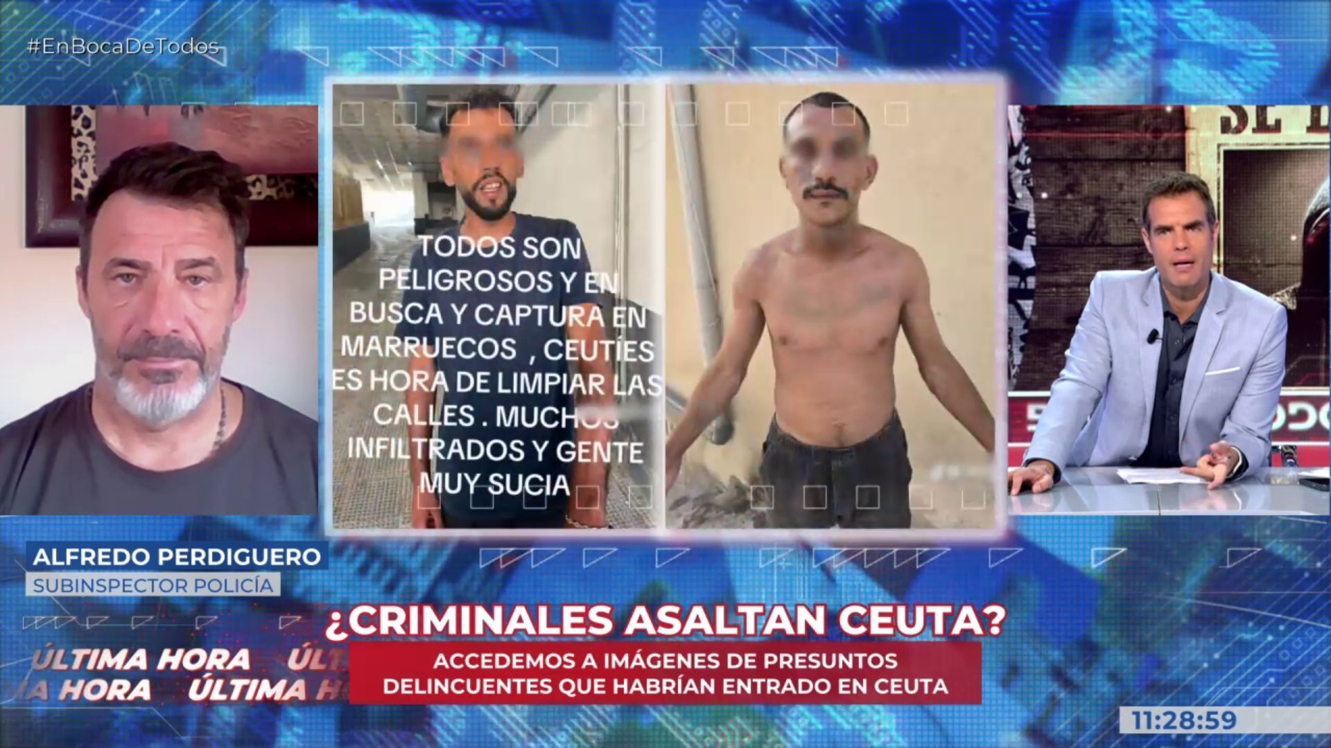 El portavoz del sindicato policial alerta de la entrada de presuntos delincuentes en Ceuta