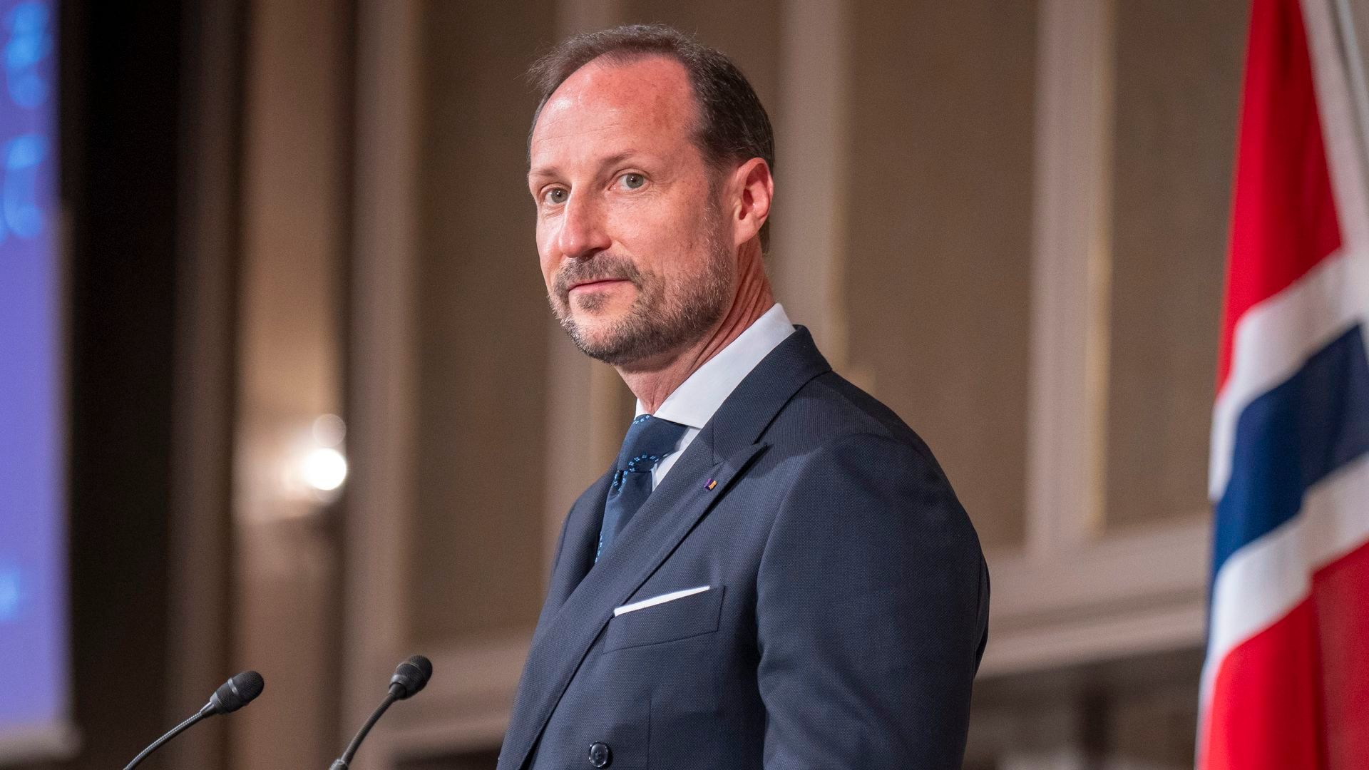 El príncipe Haakon de Noruega
