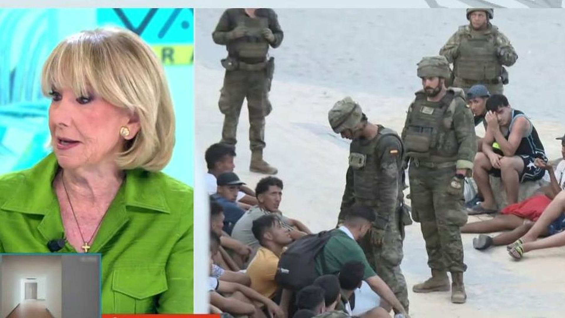 Esperanza Aguirre: "Al Gobierno no le importa Ceuta, lo que quiere es que esta situación se prolongue" Esperanza Aguirre: "Al Gobierno no le importa Ceuta, lo que quiere es que esta situación se prolongue"