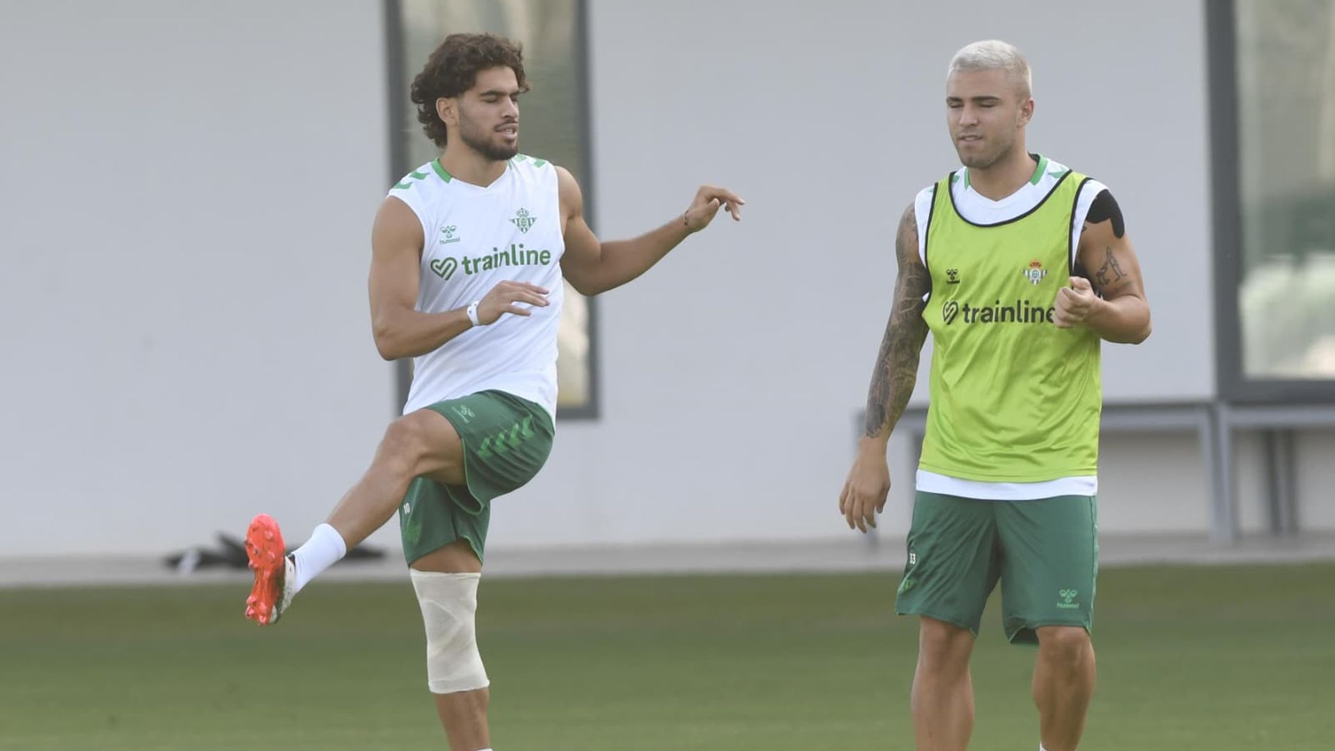 Ez Abde y Pablo García, en la sesión de este martes