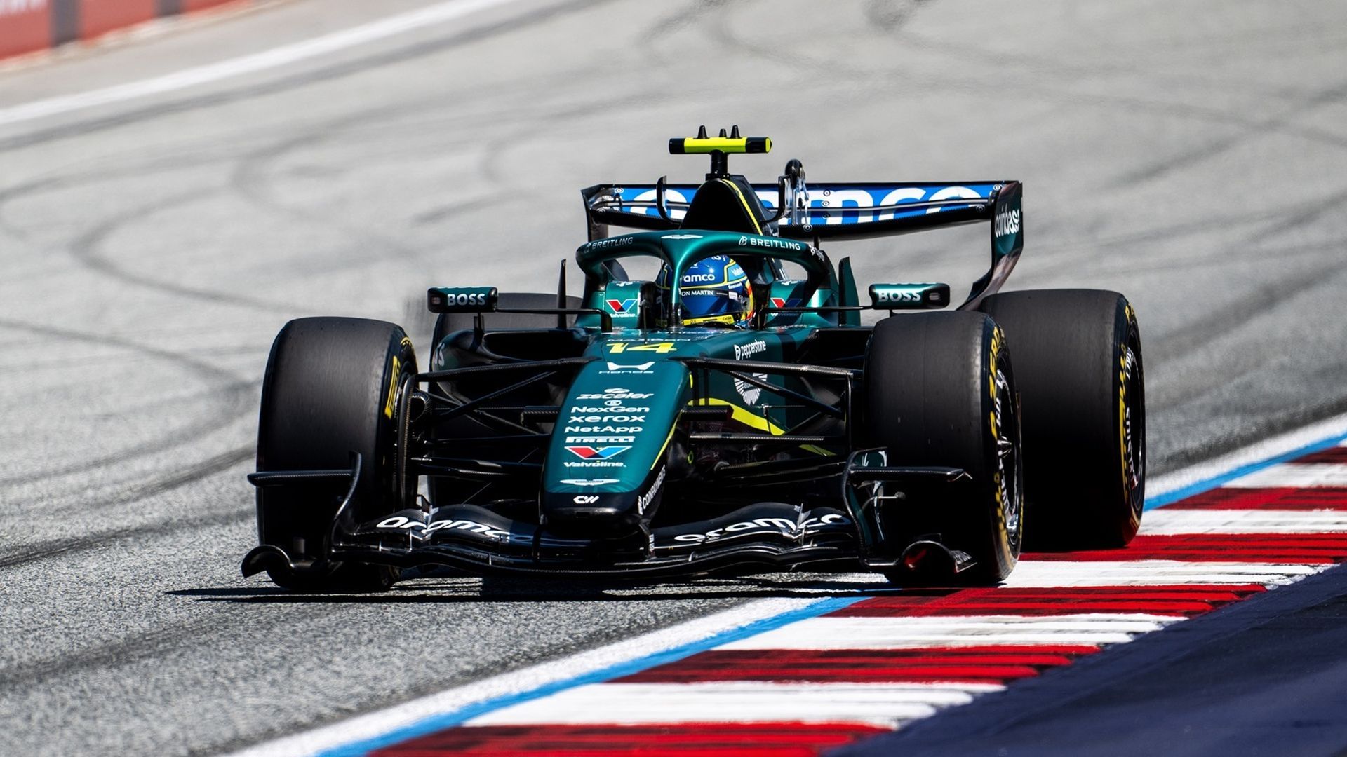 Fernando Alonso durante el Gran Premio de Austria de esta temporada