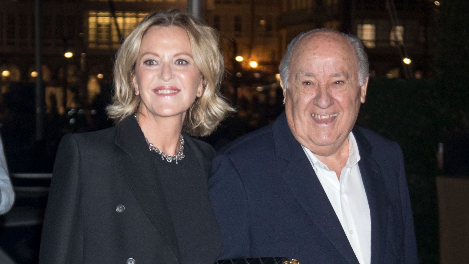 Flora Pérez y Amancio Ortega