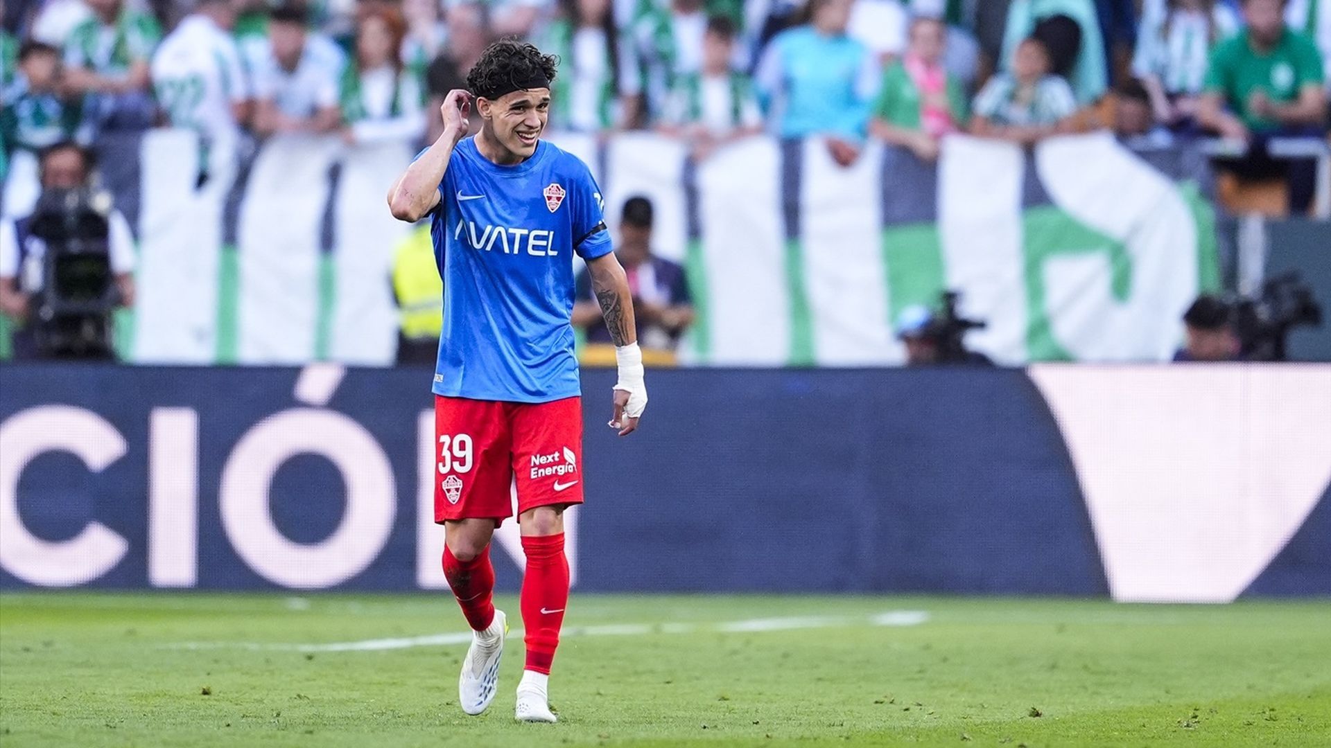 Héctor Fort, durante su cesión al Elche CF