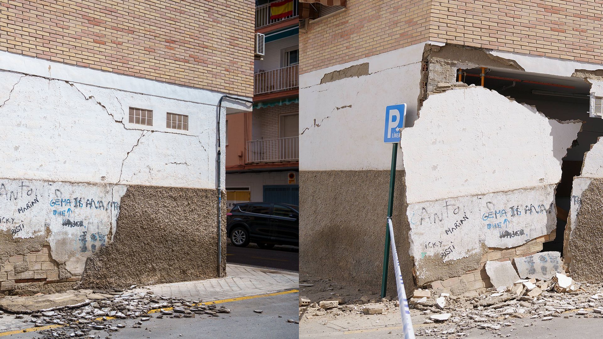 Los daños causados por el terremoto en Granada Los daños causados por el terremoto en Granada