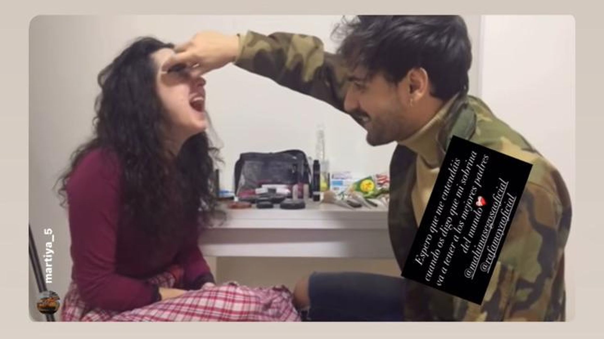 Mahi Maegosa y Rafa Moya hace casi 9 años
