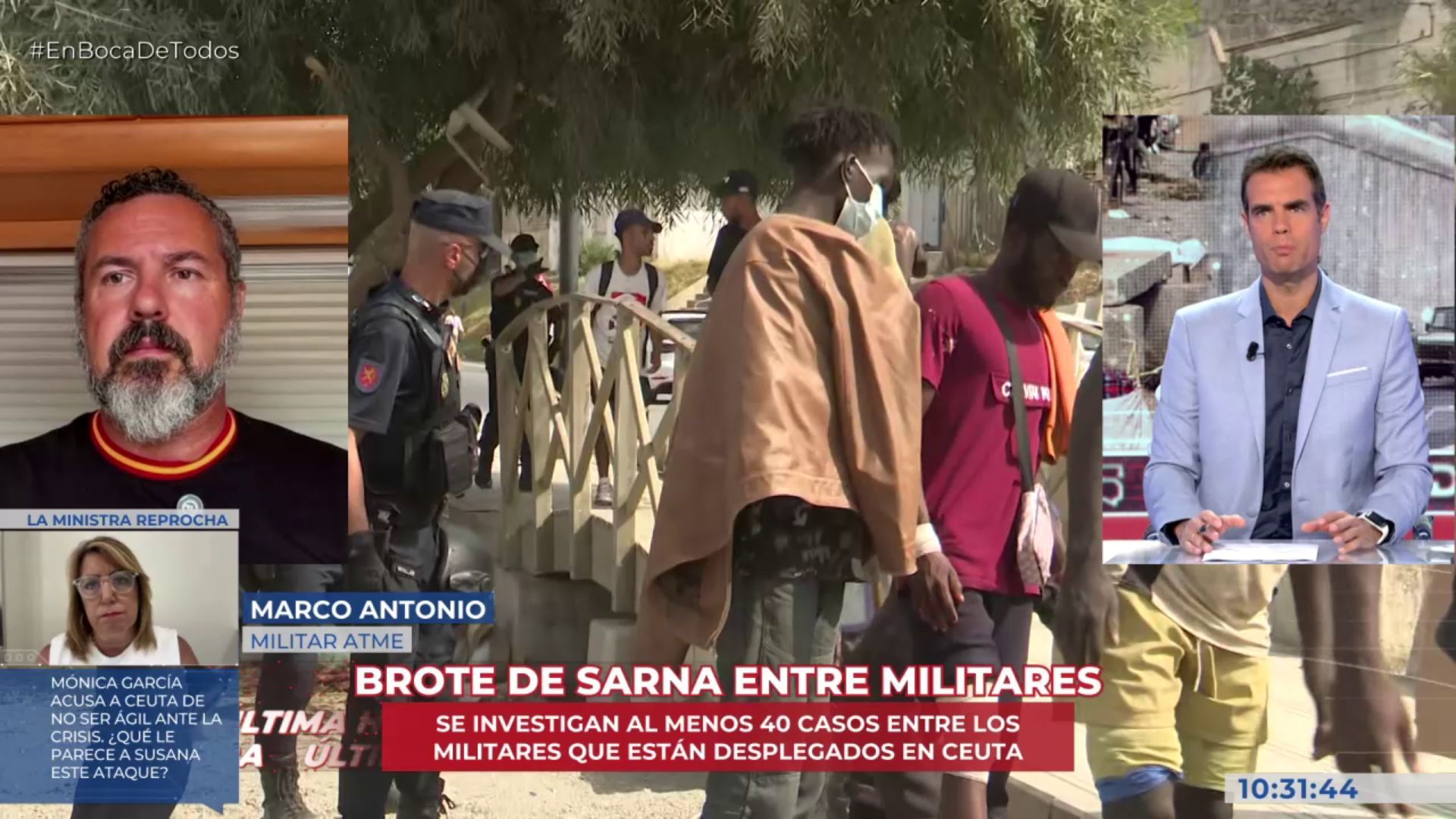 Marco Antonio, militar, pide a Defensa activar los protocolos de Sanidad por el brote de sarna en Ceuta