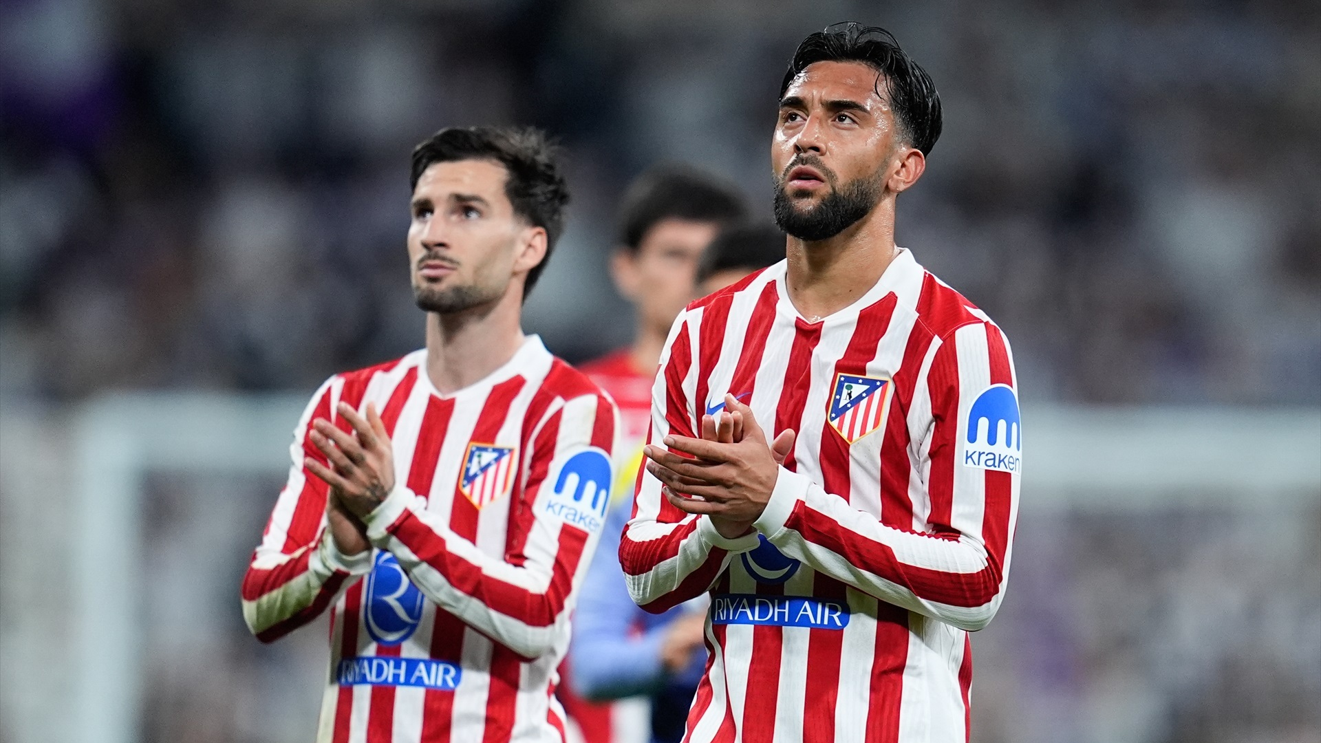 Nico González, en un partido con el Atlético de Madrid Nico González, en un partido con el Atlético de Madrid
