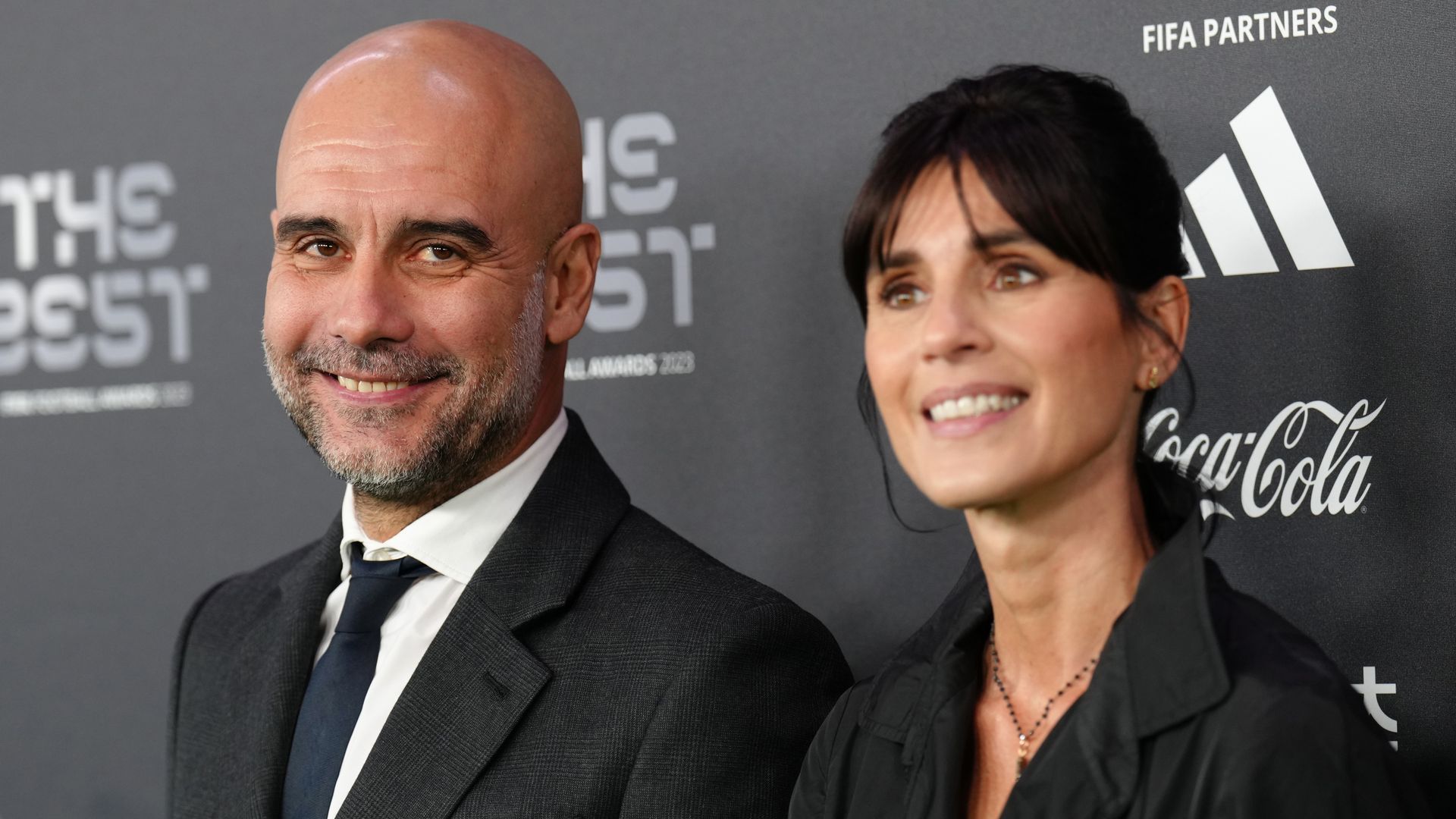 Pep Guardiola y Cristina Serra, en una imagen de archivo
