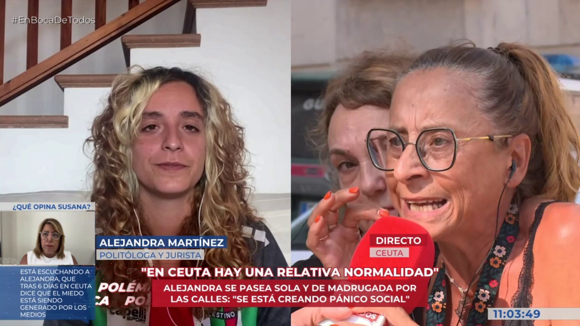 Vecinas se enfrentan a una activista que niega la inseguridad en las calles Vecinas se enfrentan a una activista que niega la inseguridad en las calles
