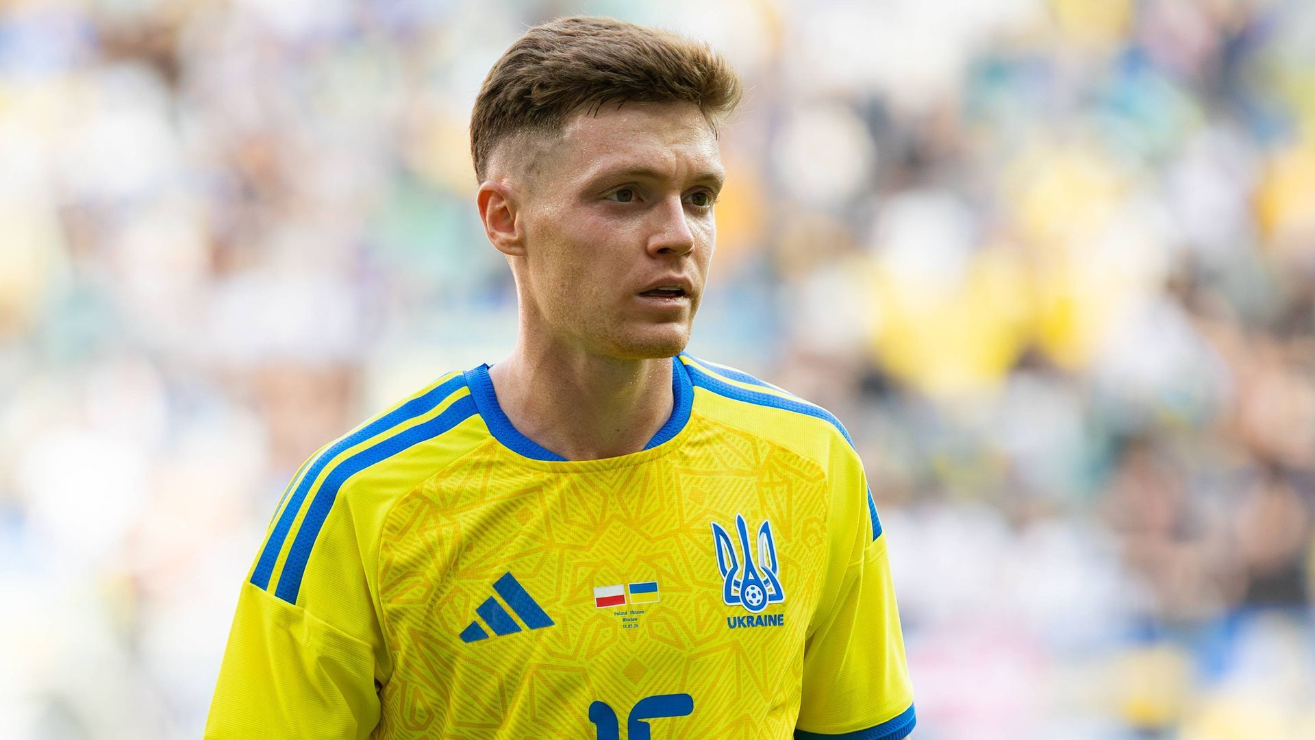 Viktor Tsygankov con Ucrania