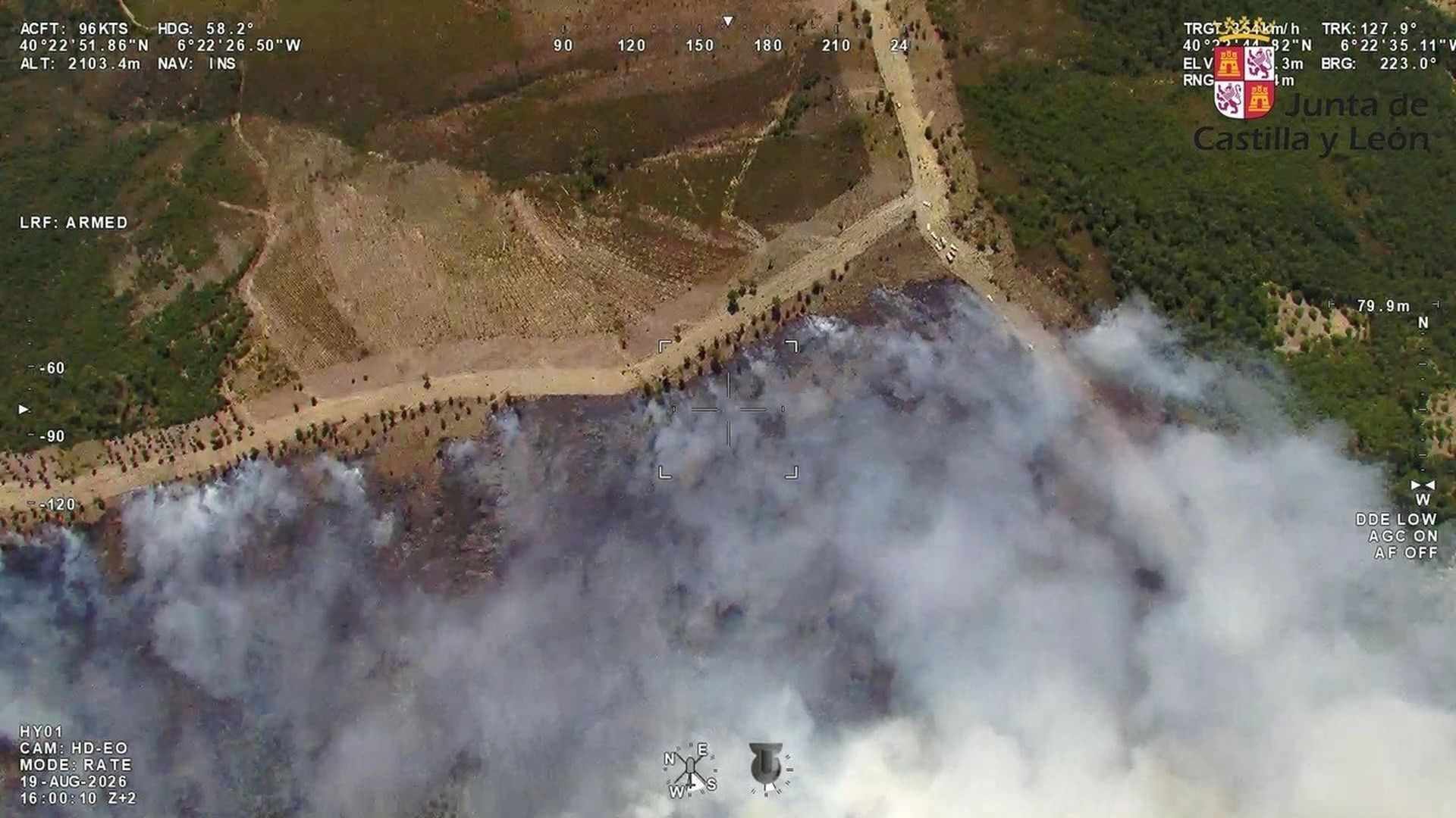 El incendio de Pinofranqueado (Cáceres) afecta a unas 2.200 hectáreas y registra reactivaciones por pavesas en el oeste El incendio de Pinofranqueado (Cáceres) afecta a unas 2.200 hectáreas y registra reactivaciones por pavesas en el oeste