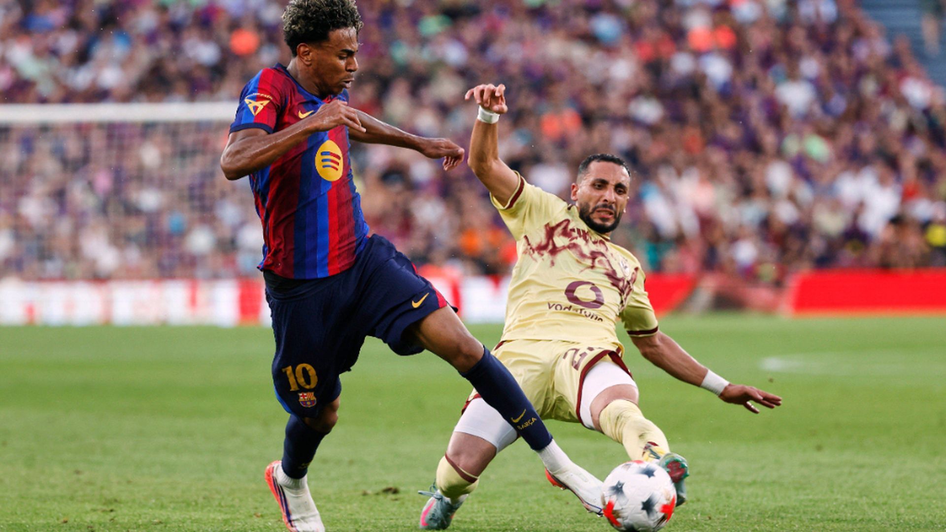 Lamine Yamal, en el Gamper