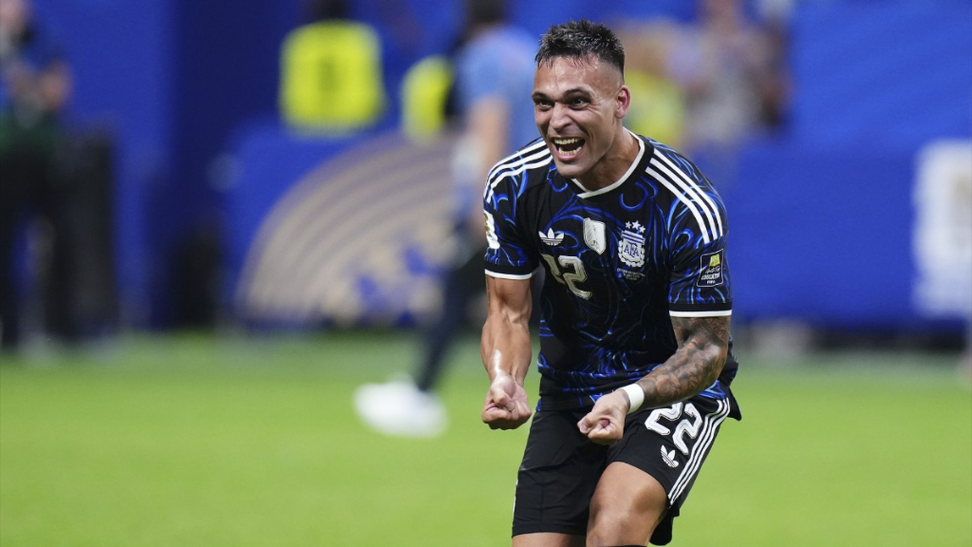Lautaro Martínez, en el Mundial con Argentina
