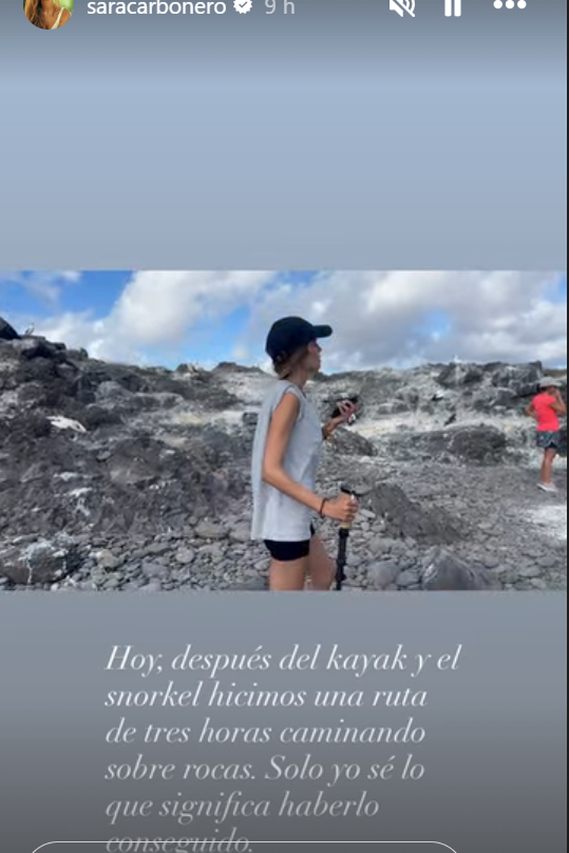 Sara Carbonero en su viaje a Ecuador
