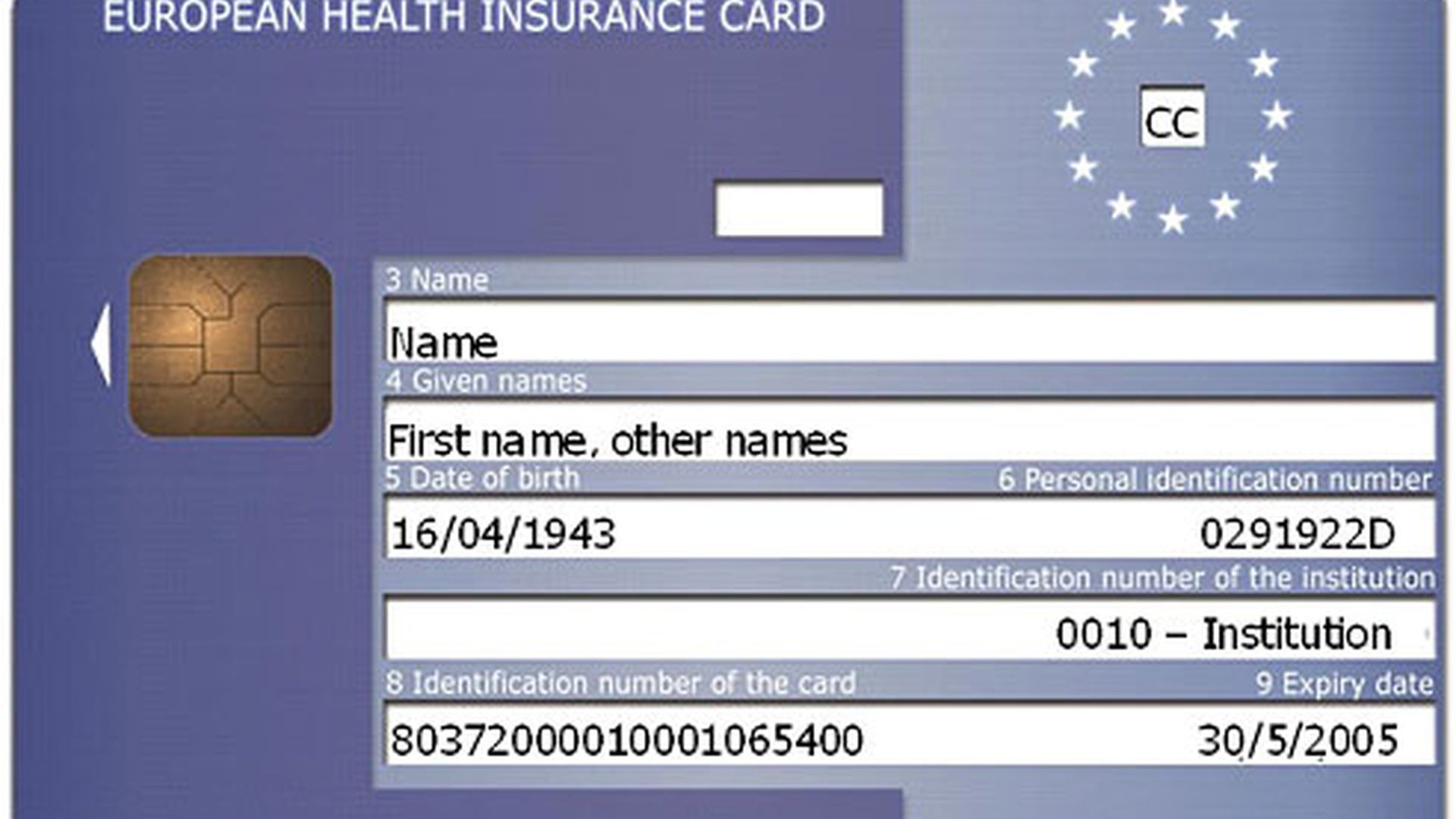Tarjeta Sanitaria Europea