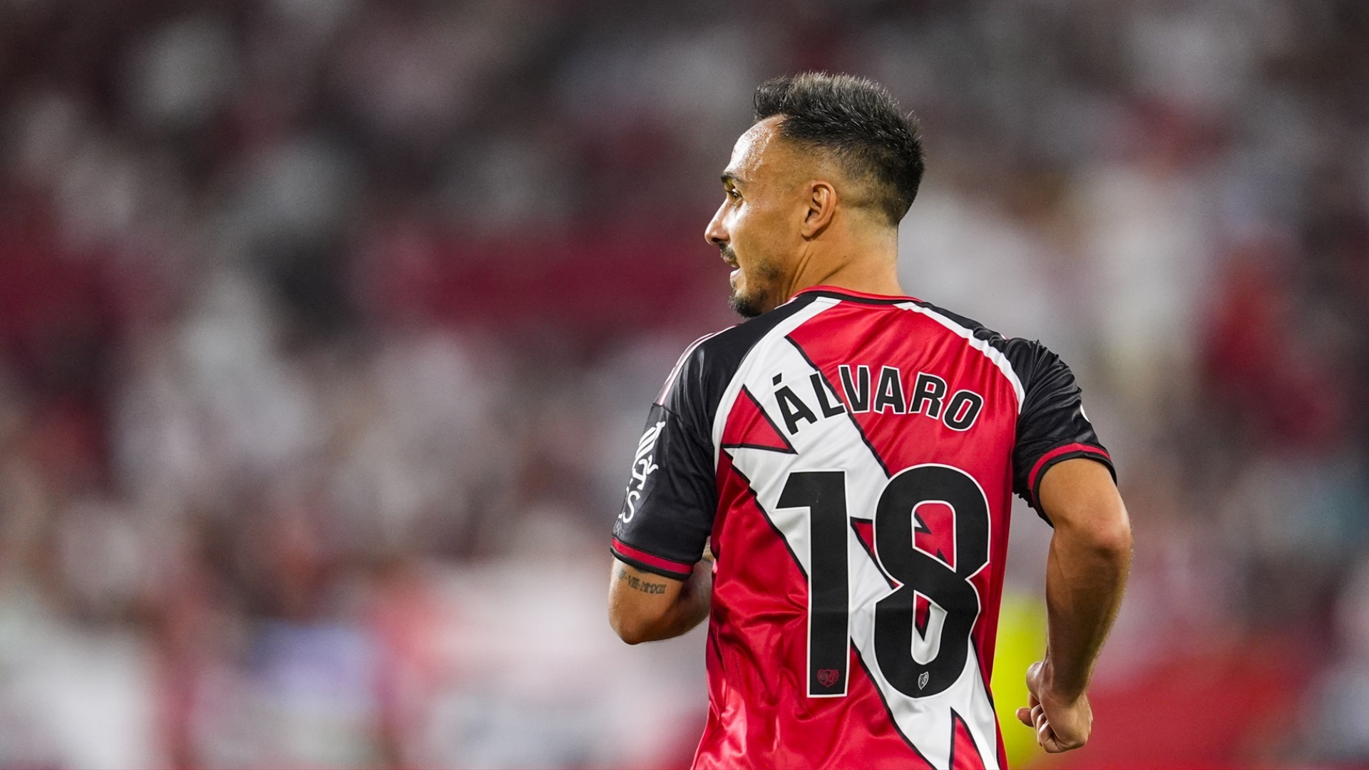 Álvaro García, en un partido del Rayo Vallecano Álvaro García, en un partido del Rayo Vallecano