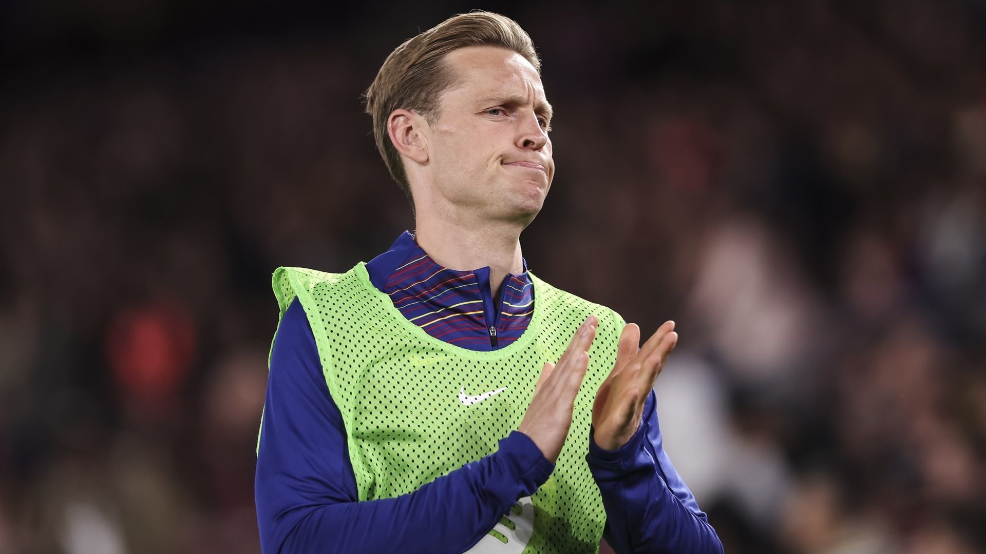 Frenkie De Jong en un partido del FC Barcelona