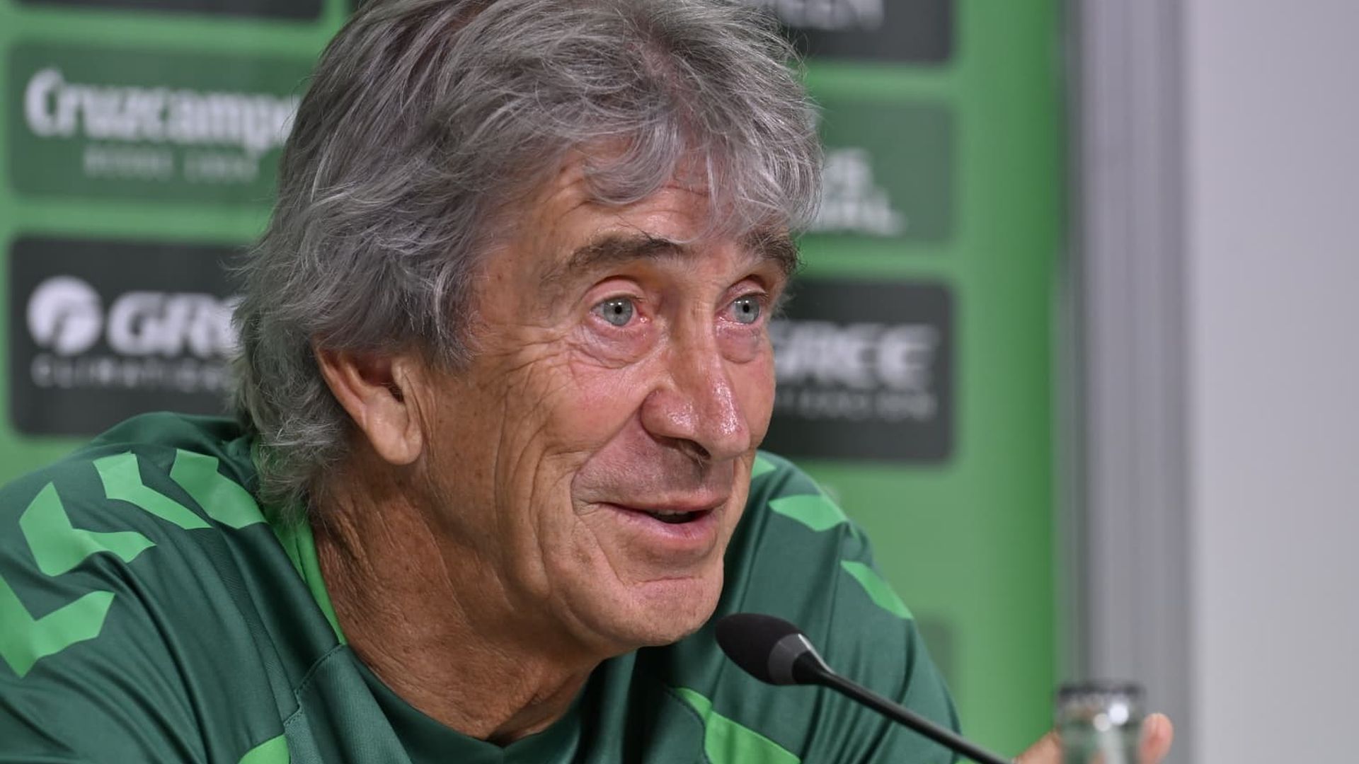 Manuel Pellegrini, en sala de prensa