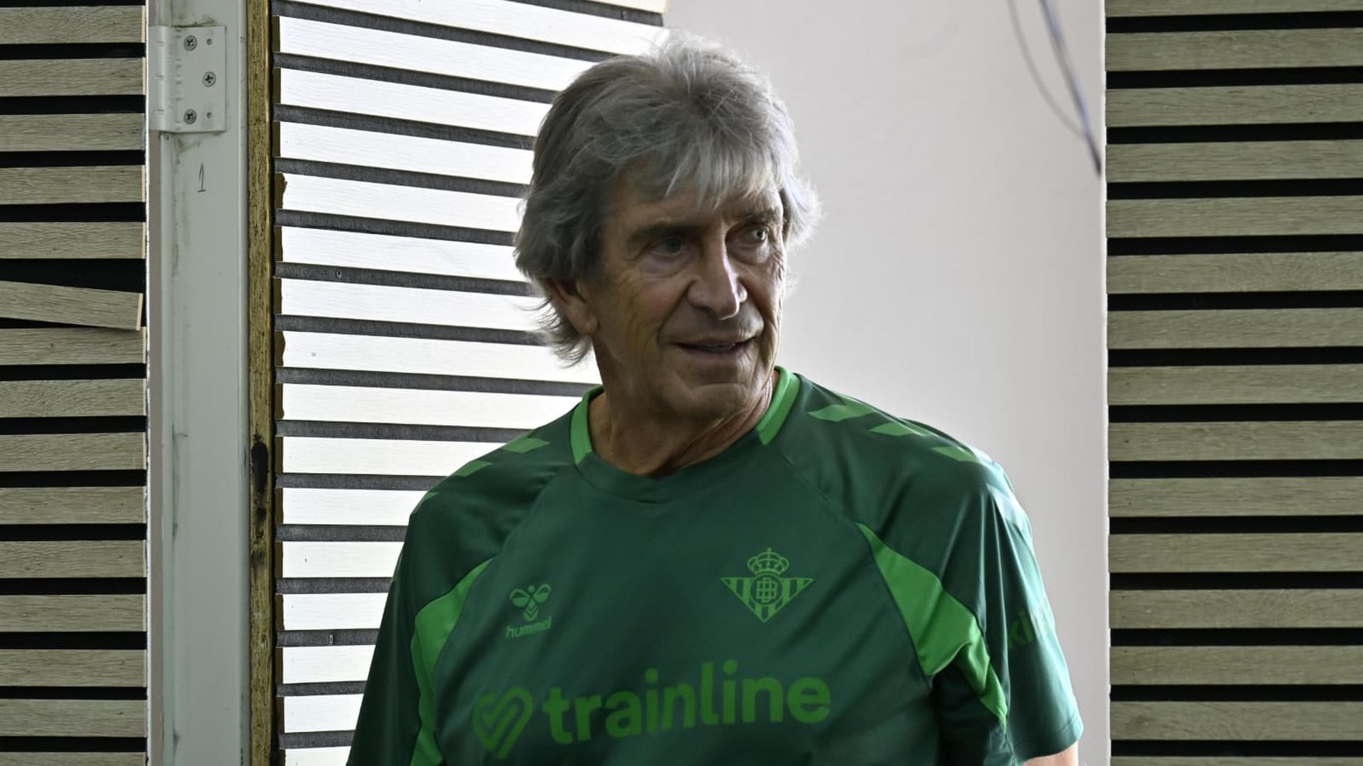 Manuel Pellegrini, en sala de prensa Manuel Pellegrini, en sala de prensa