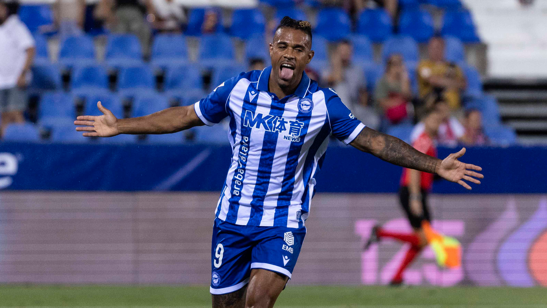 Mariano Díaz celebra su gol en el Rayo-Alavés Mariano Díaz celebra su gol en el Rayo-Alavés