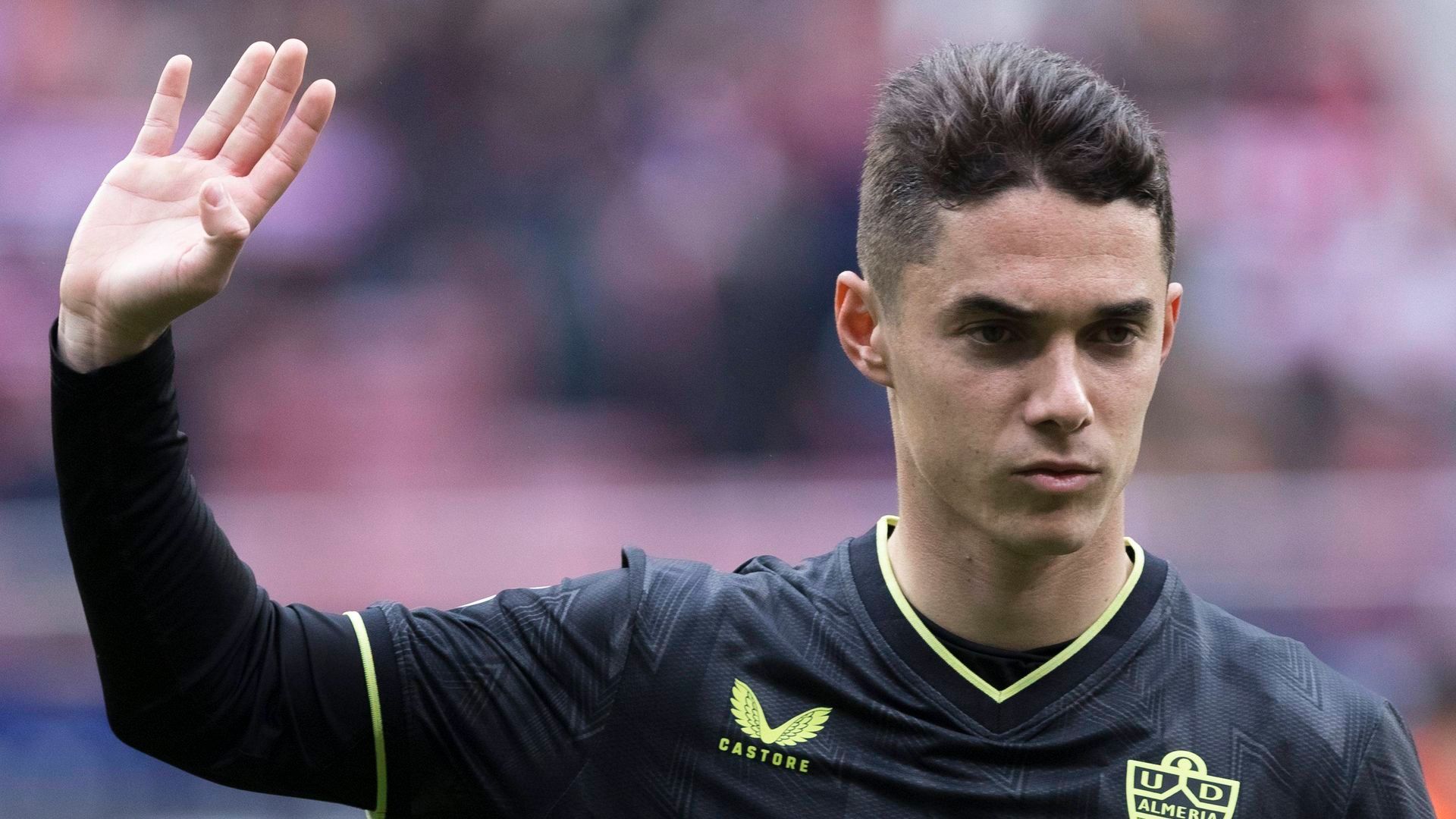 Sergio Arribas con el Almería Sergio Arribas con el Almería