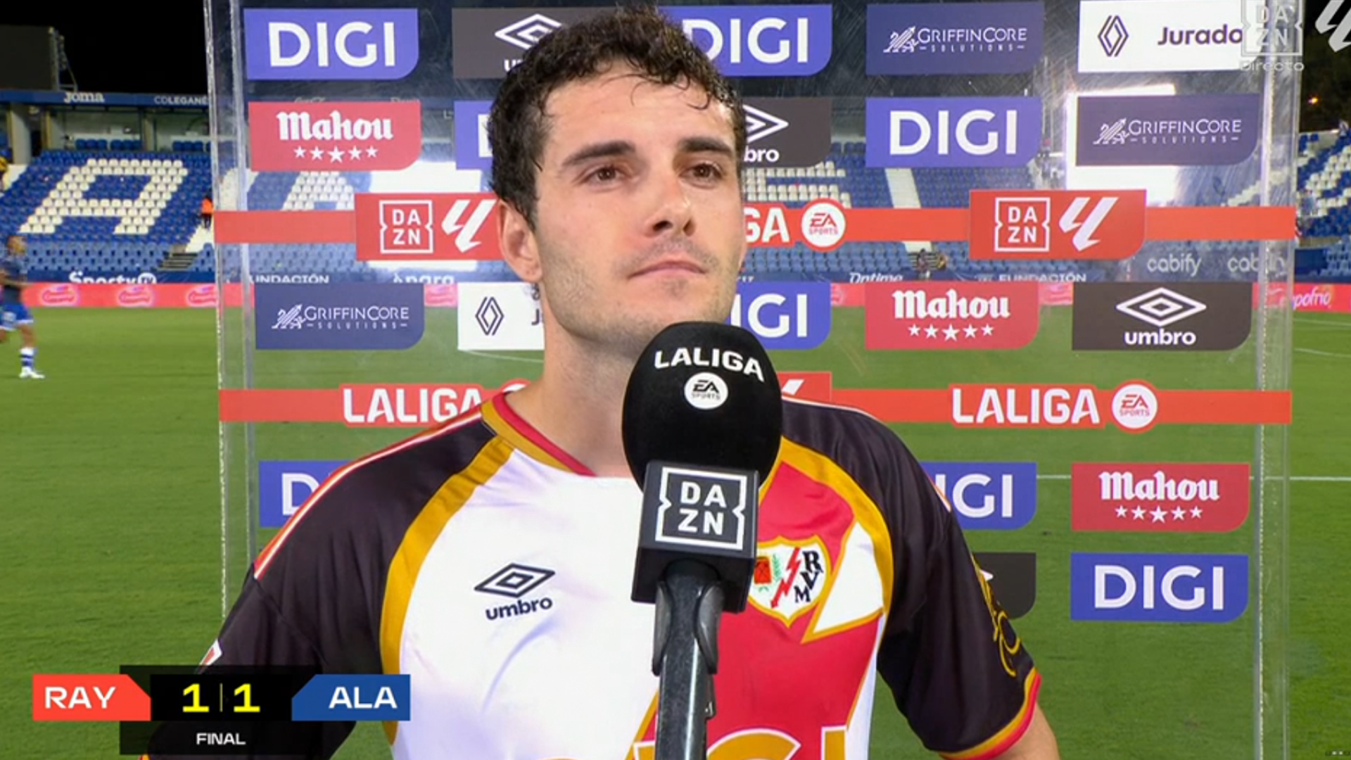 Sergio Camello, en Dazn tras el Rayo-Alavés Sergio Camello, en Dazn tras el Rayo-Alavés