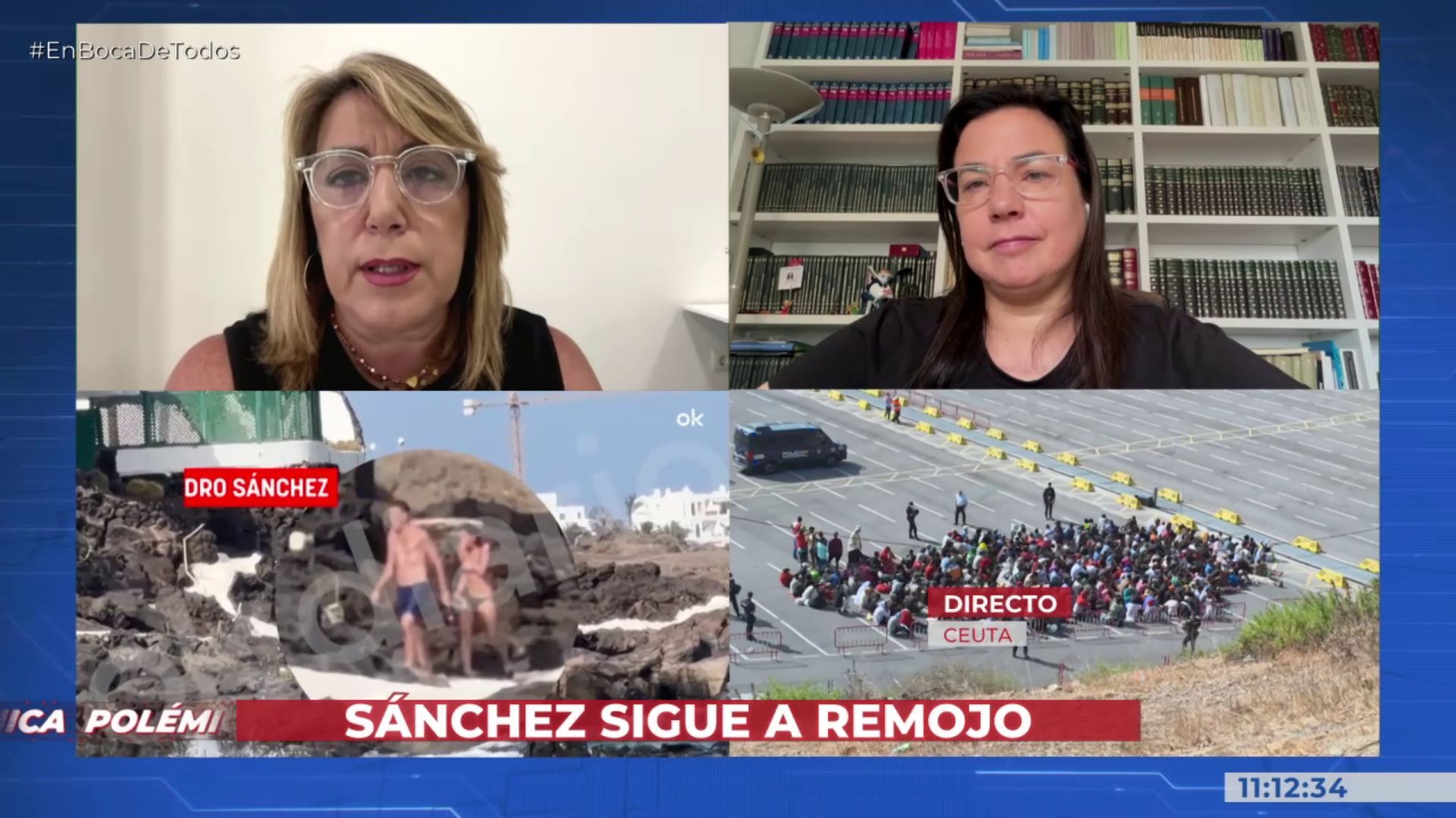 Susana Díaz reprocha a Ana Vázquez que vea el desalojo de inmigrantes como un “lavado de imagen del PSOE”