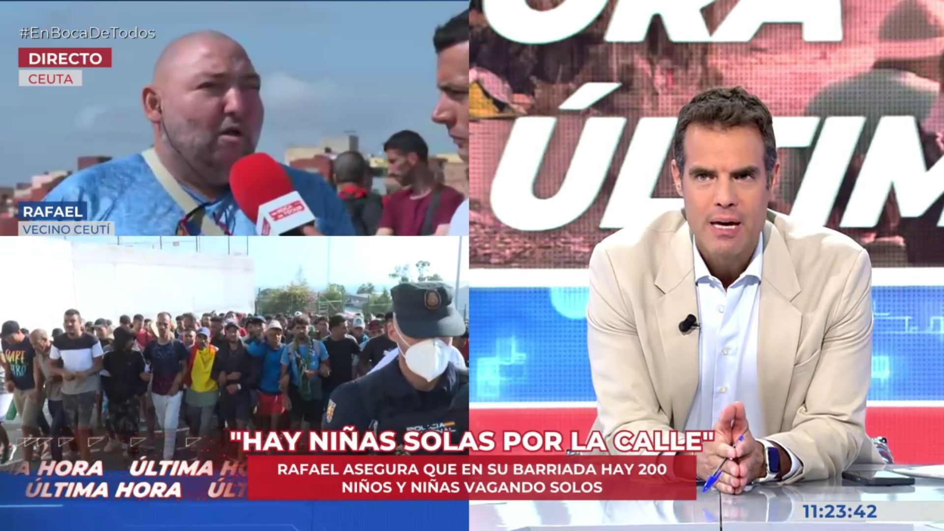 Un vecino de Ceuta asegura que hay cientos de menores migrantes vagando solos por la calle