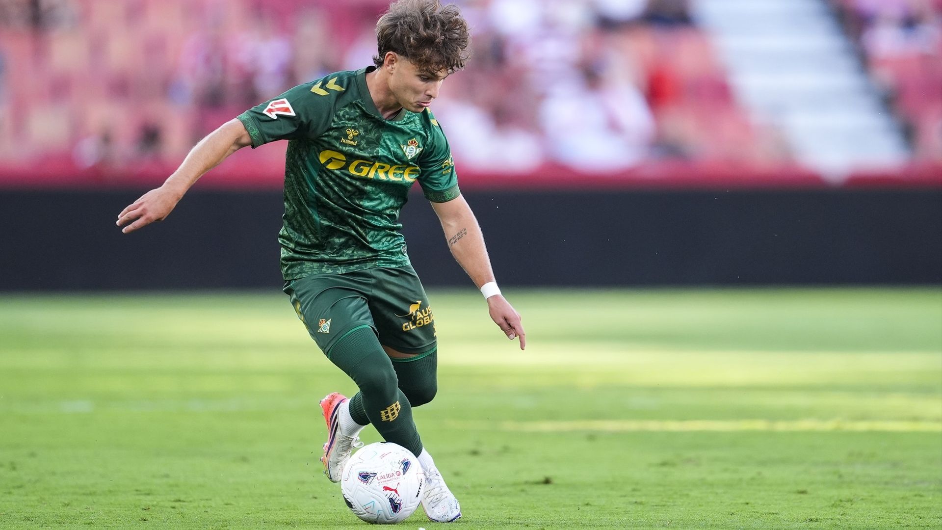Ángel Ortiz, en el Granada - Betis