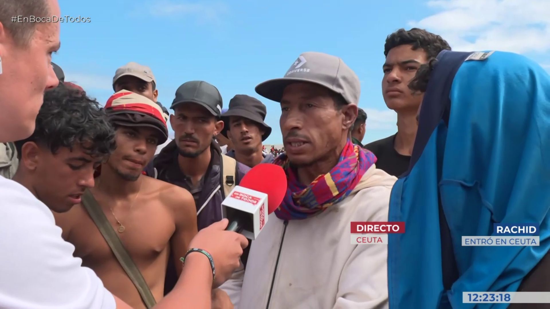 Así hablan los inmigrantes en Ceuta sobre Pedro Sánchez