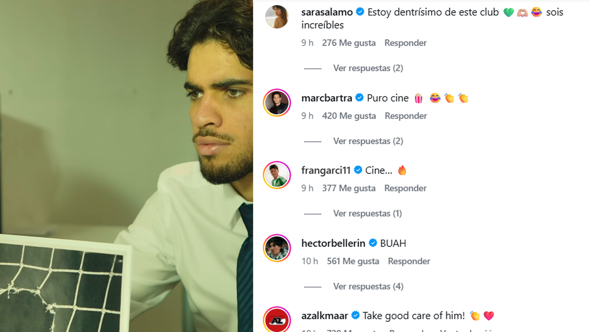 Comentarios al vídeo del anuncio del fichaje de Troy Parrott