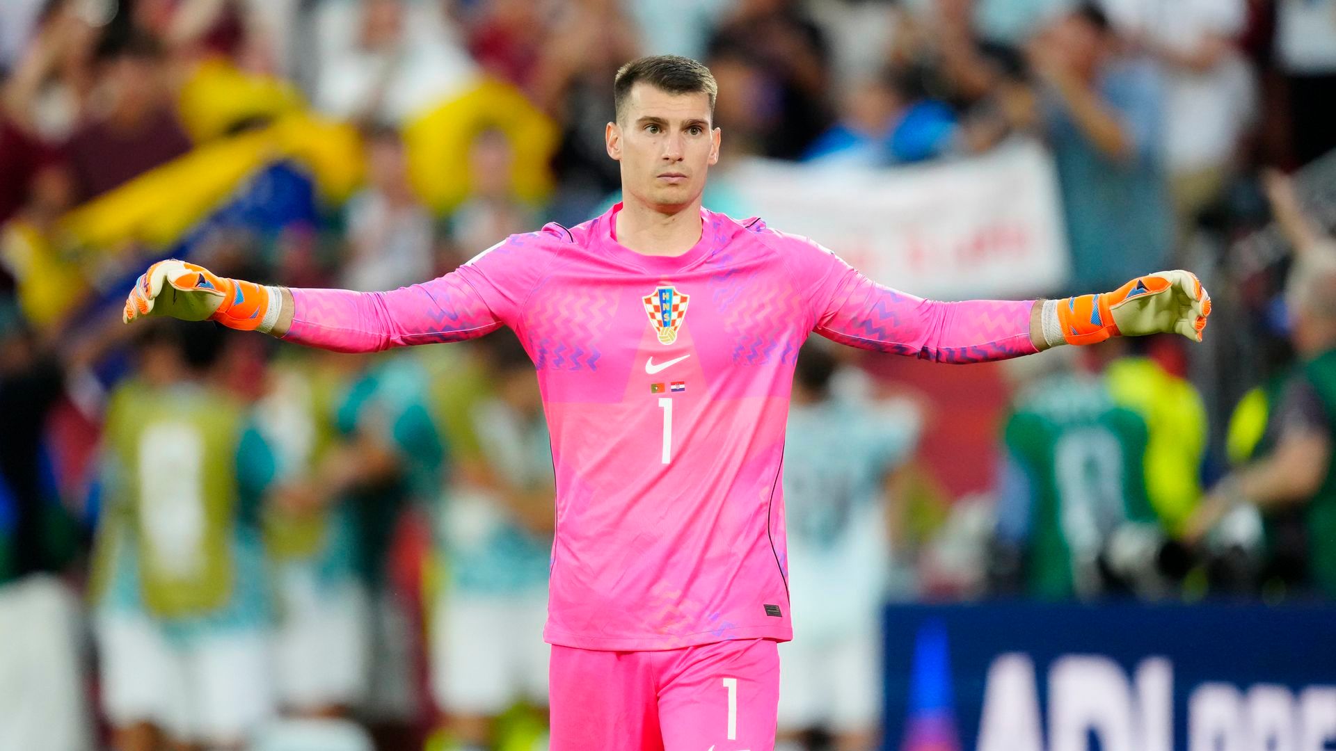 Dominik Livakovic, en el Portugal-Croacia del Mundial Dominik Livakovic, en el Portugal-Croacia del Mundial