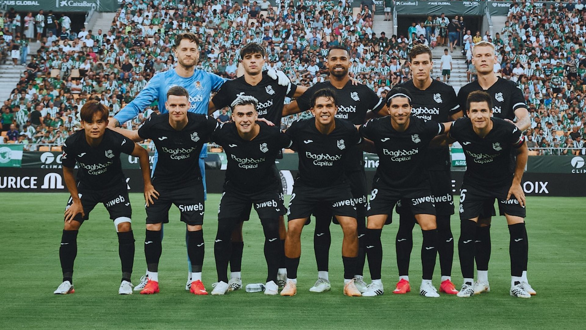 El once de la Real Sociedad ante el Betis en La Cartuja El once de la Real Sociedad ante el Betis en La Cartuja