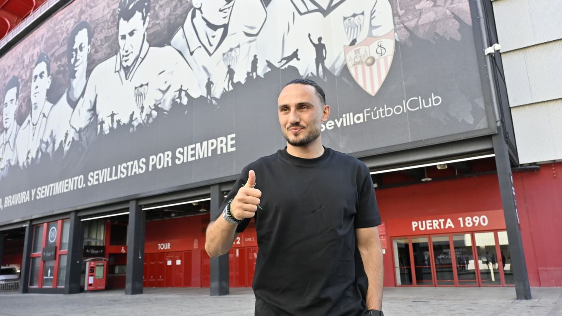 Giorgi Kochorashvili, en el Sánchez-Pizjuán
