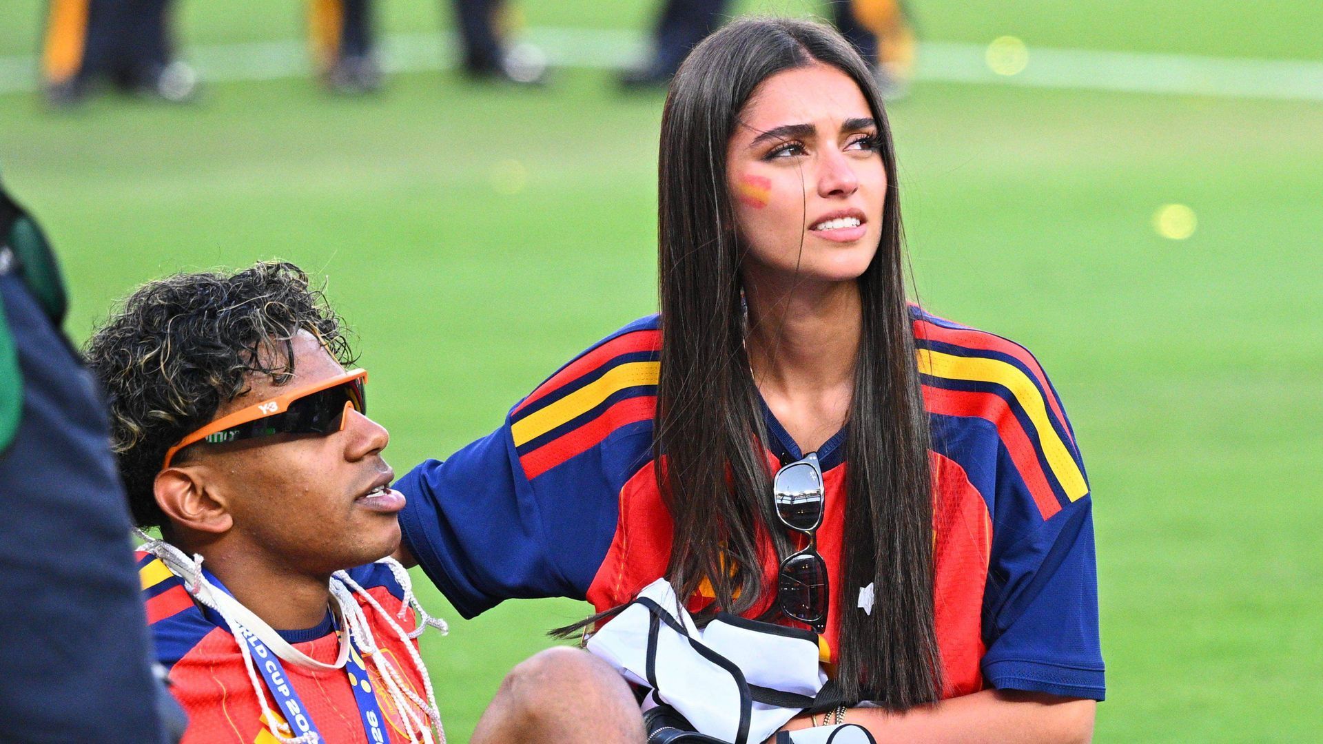 Lamine Yamal e Inés García, tras la final del Mundial
