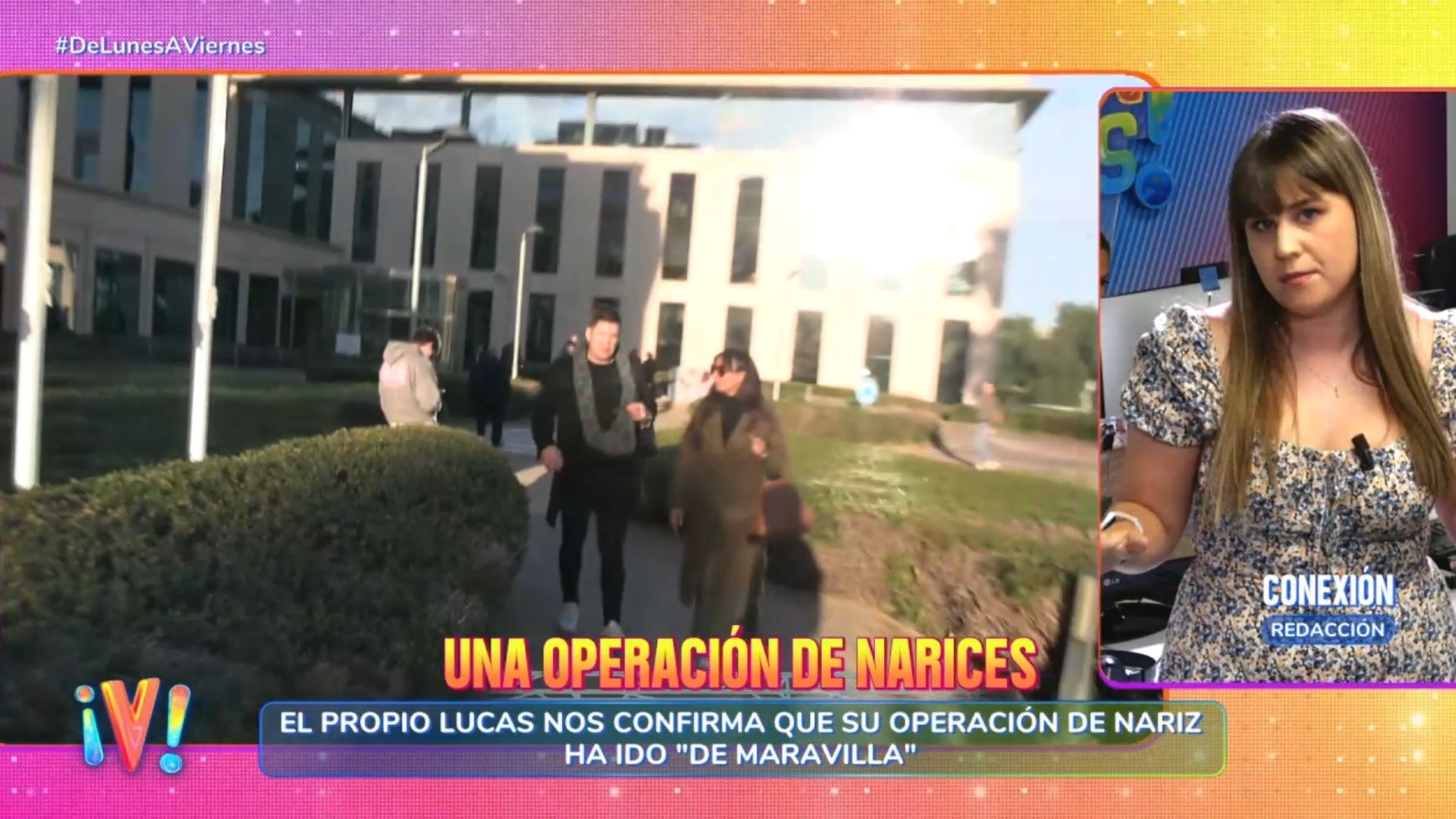 Lucas se opera de la nariz y confiesa a '¡De lunes a viernes!' que ha "ido de maravilla": todos los detalles Lucas se opera de la nariz y confiesa a '¡De lunes a viernes!' que ha "ido de maravilla": todos los detalles