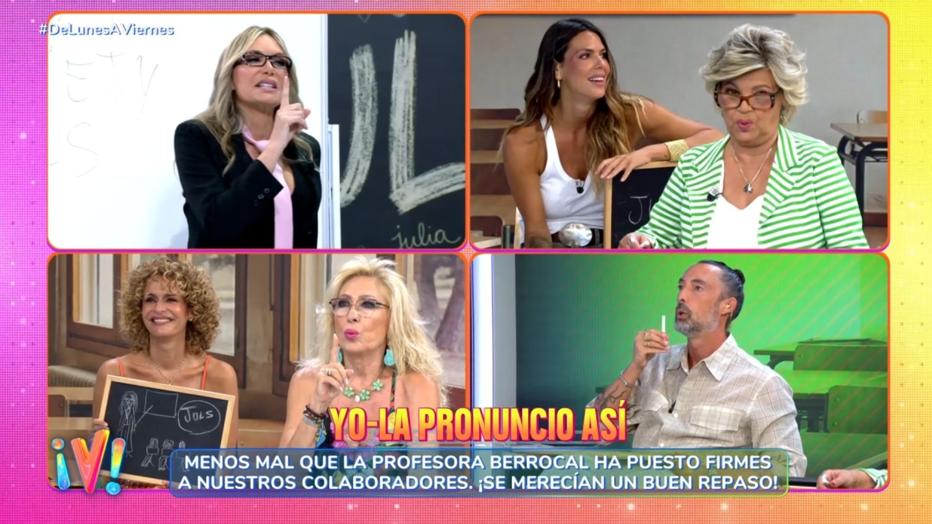 Momentazo en '¡De lunes a viernes!': Yola Berrocal enseña a los colaboradores a decir el nombre de Juls Janeiro Momentazo en '¡De lunes a viernes!': Yola Berrocal enseña a los colaboradores a decir el nombre de Juls Janeiro