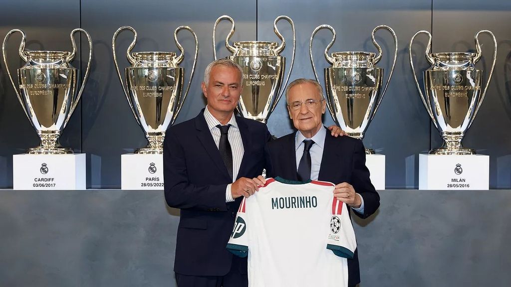 Mourinho reconoce las llamadas con Florentino Pérez cuando no estaba en el Madrid: “Me llamaba con cada título”