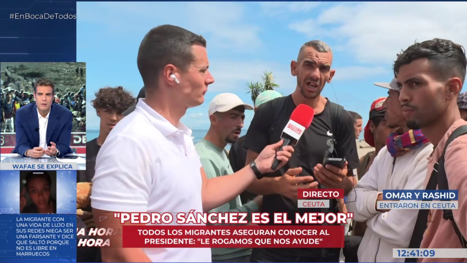 Omar, inmigrante en Ceuta, asegura que Marruecos facilitó la entrada masiva
