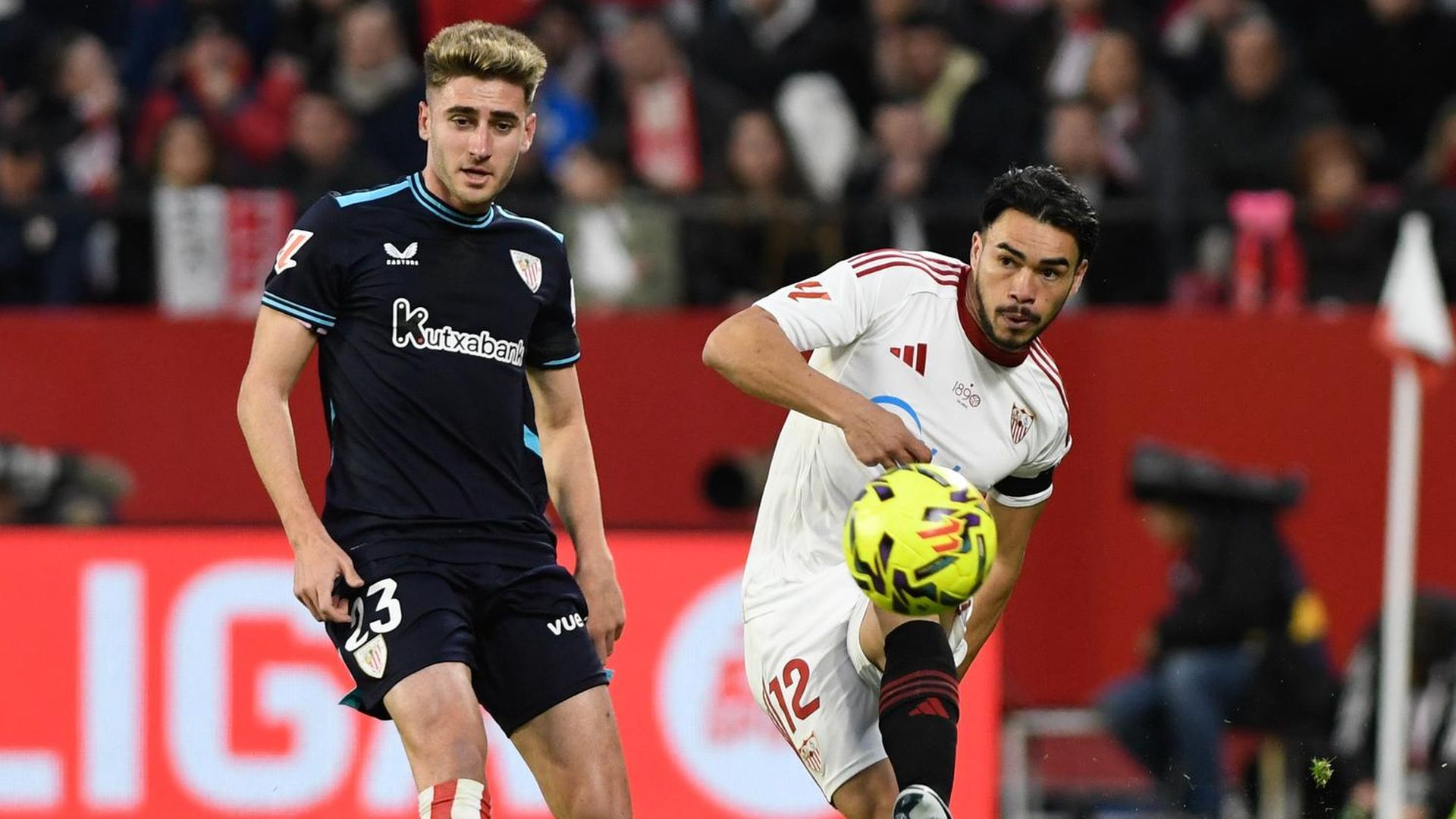 Suazo, en el Sevilla-Athletic Suazo, en el Sevilla-Athletic