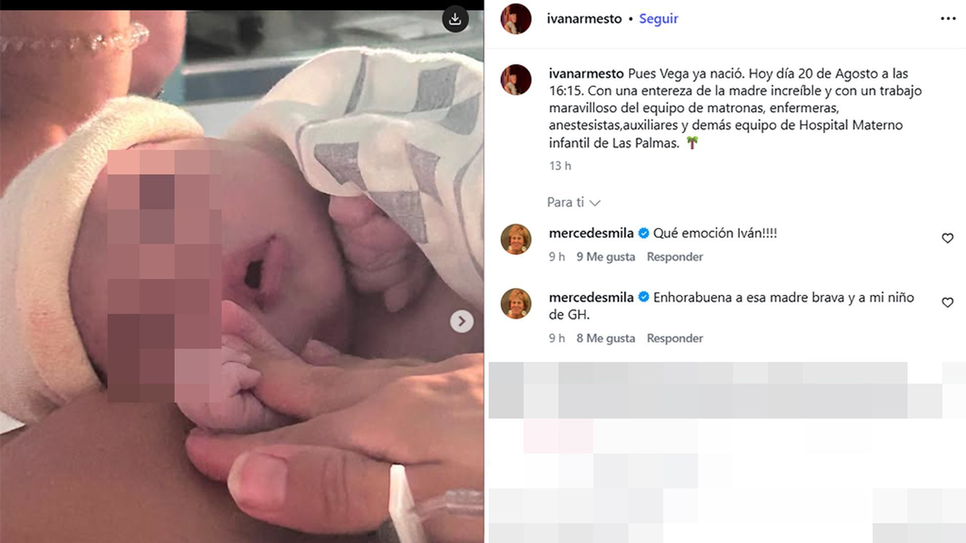 Vega, la hija de Iván