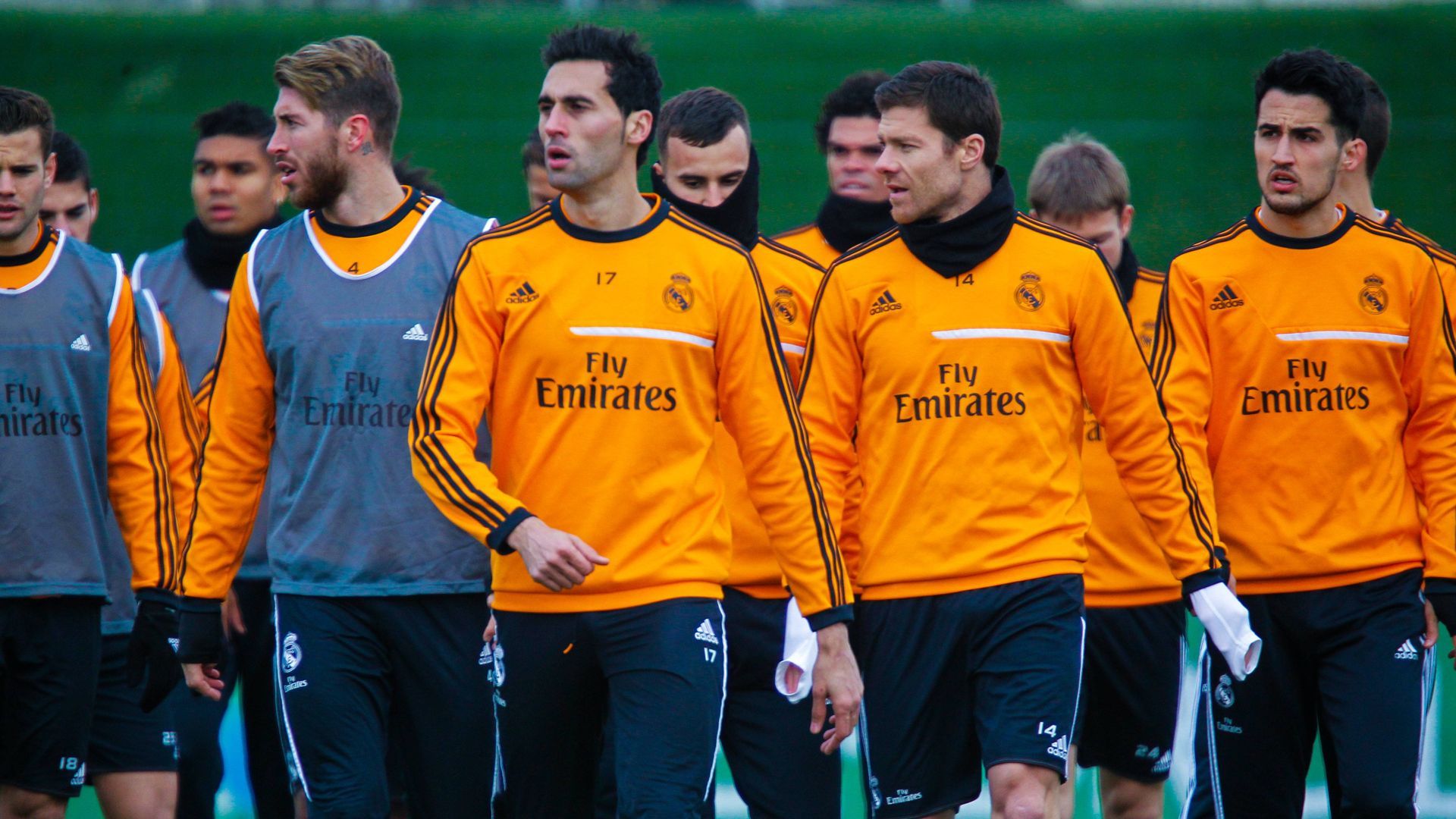 Xabi Alonso y Álvaro Arbeloa, en un partido del Real Madrid